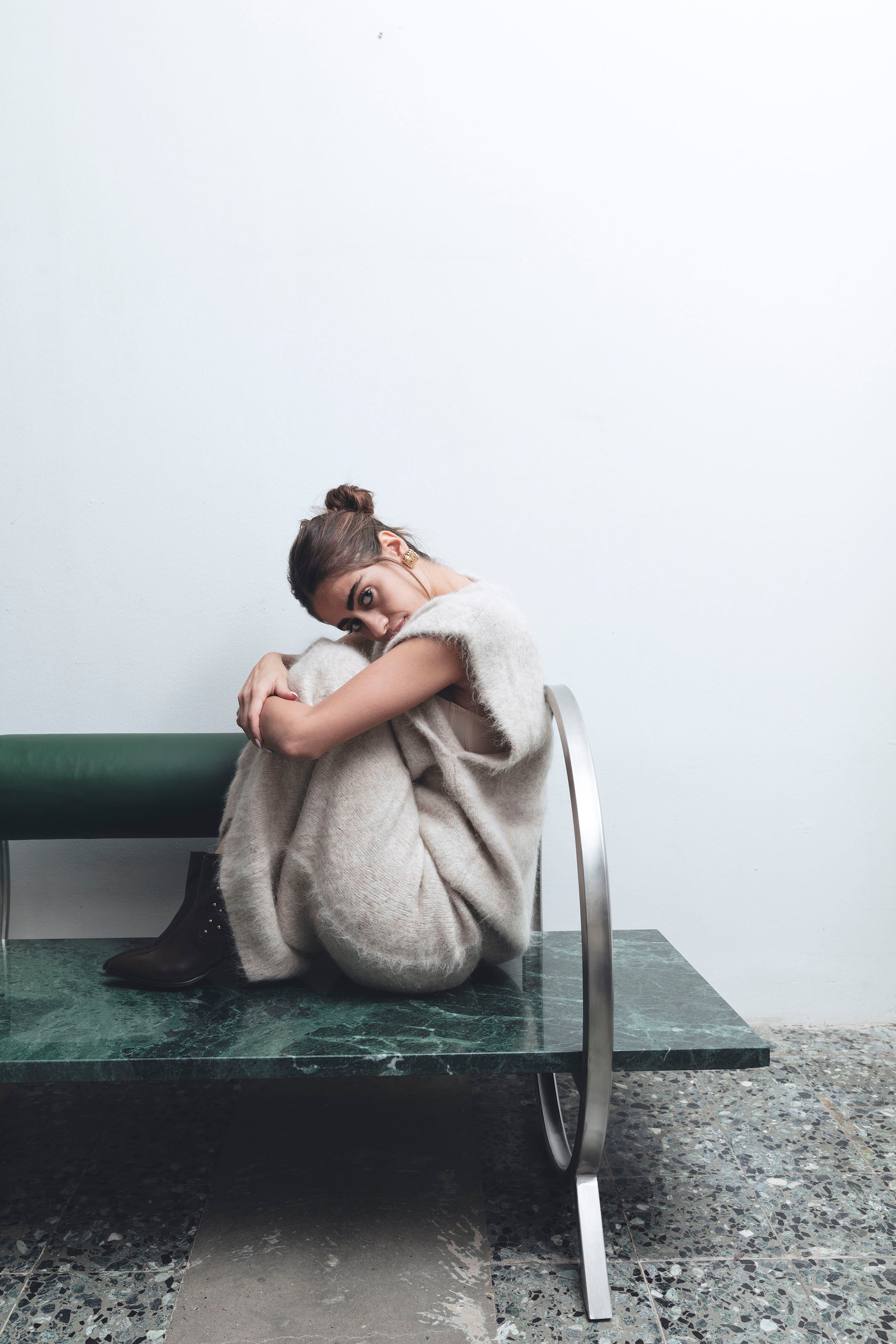 Fonda IV green heel - THUNA