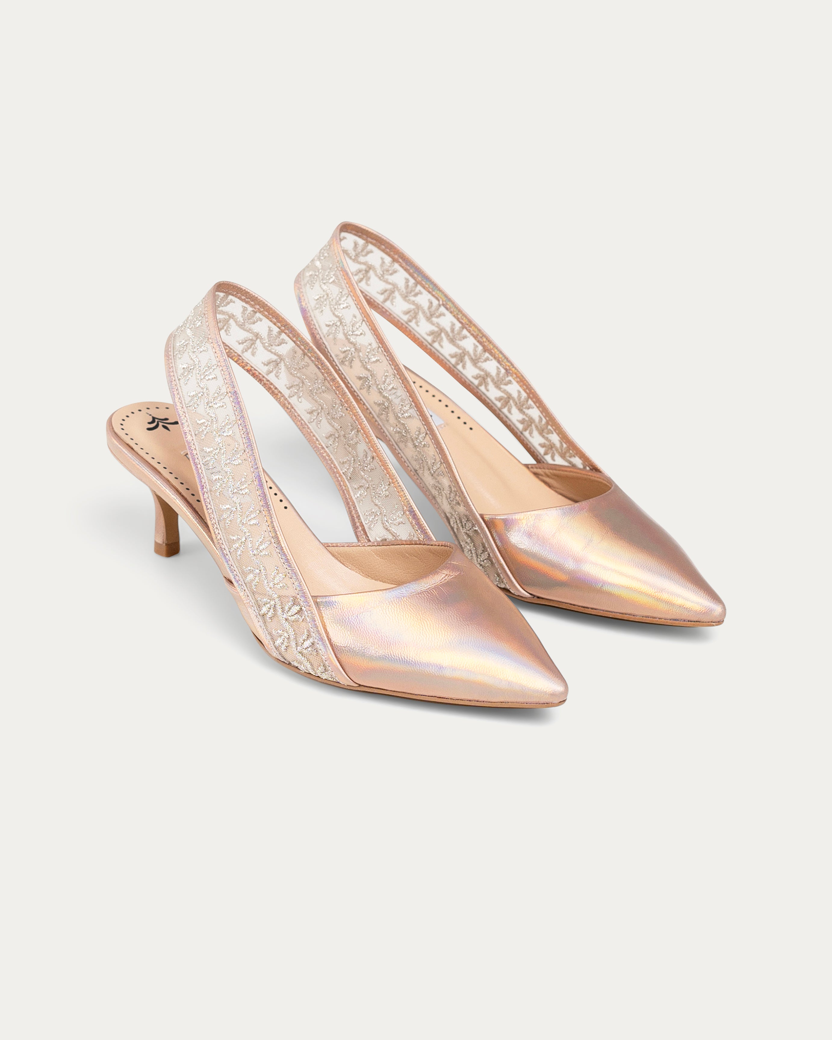 Wisal IV metallic pink heel - heel - THUNA