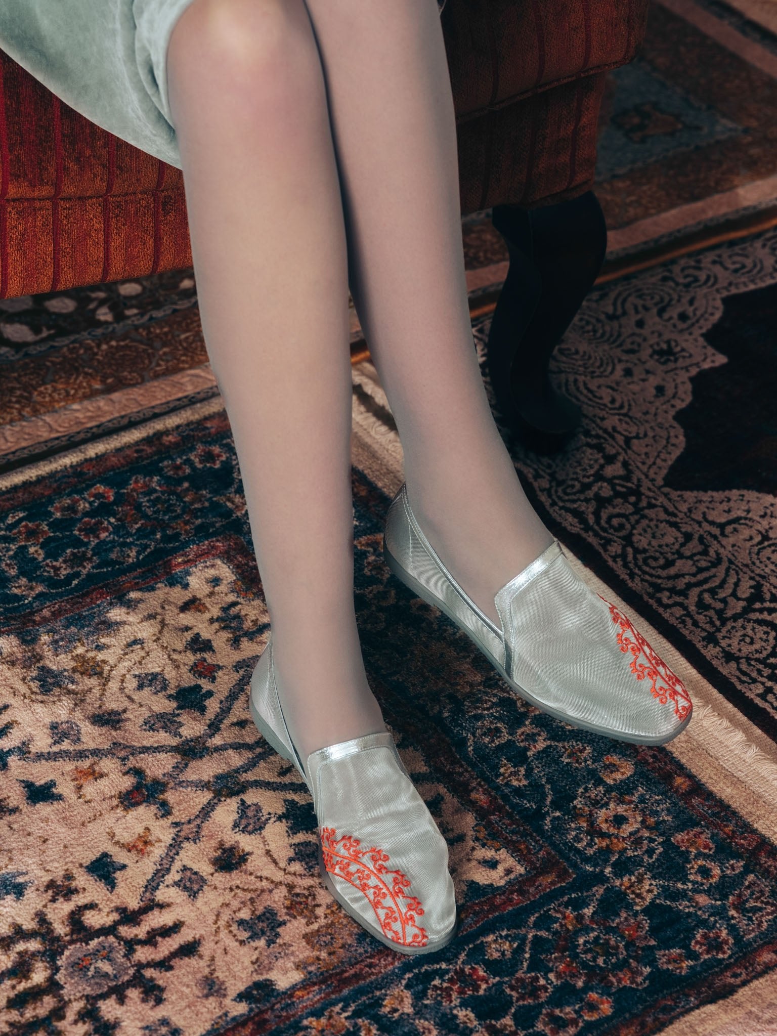 Dama silver loafer - Loafers - THUNA