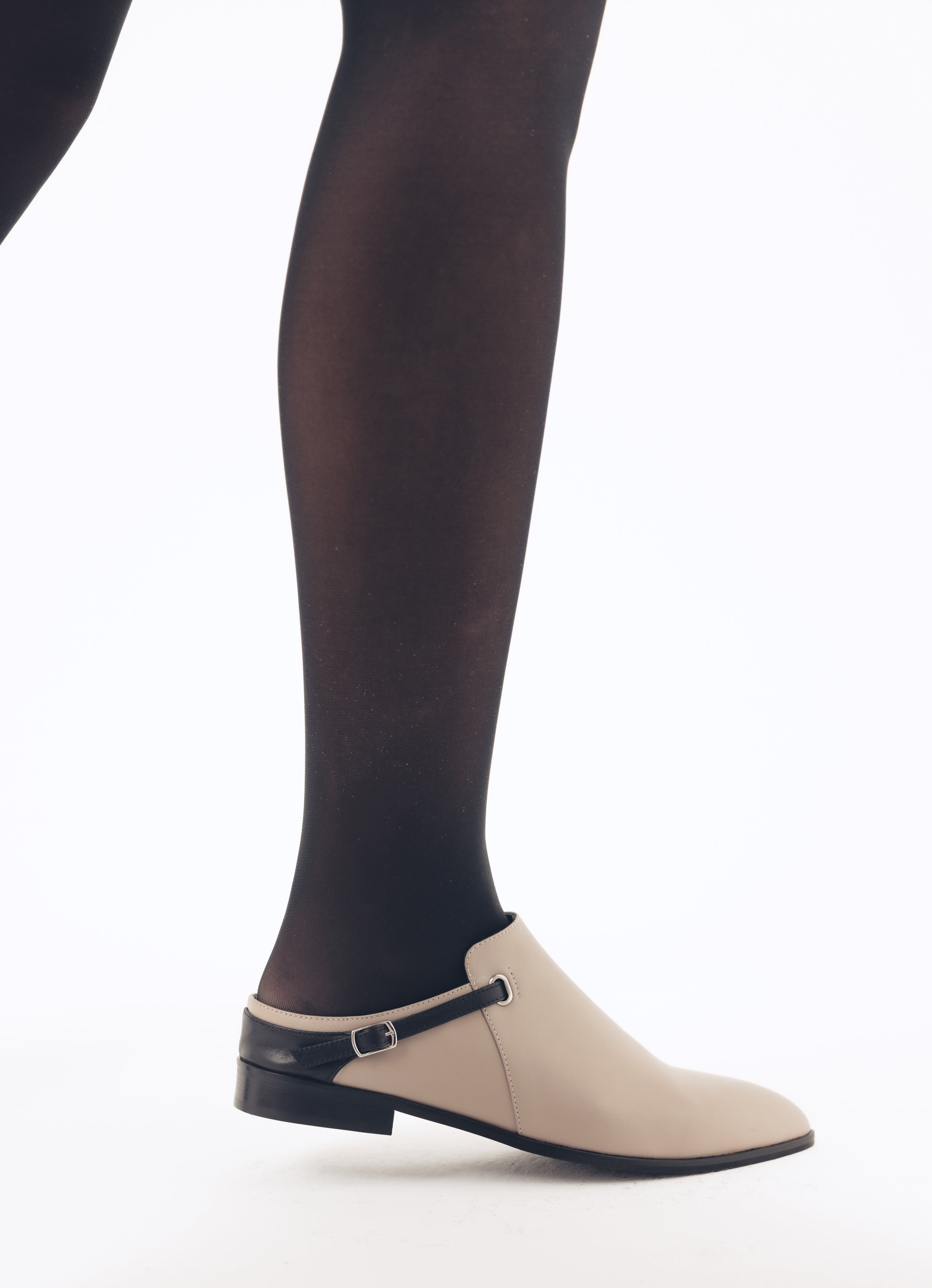 Mira beige mule - Kuwait shoes