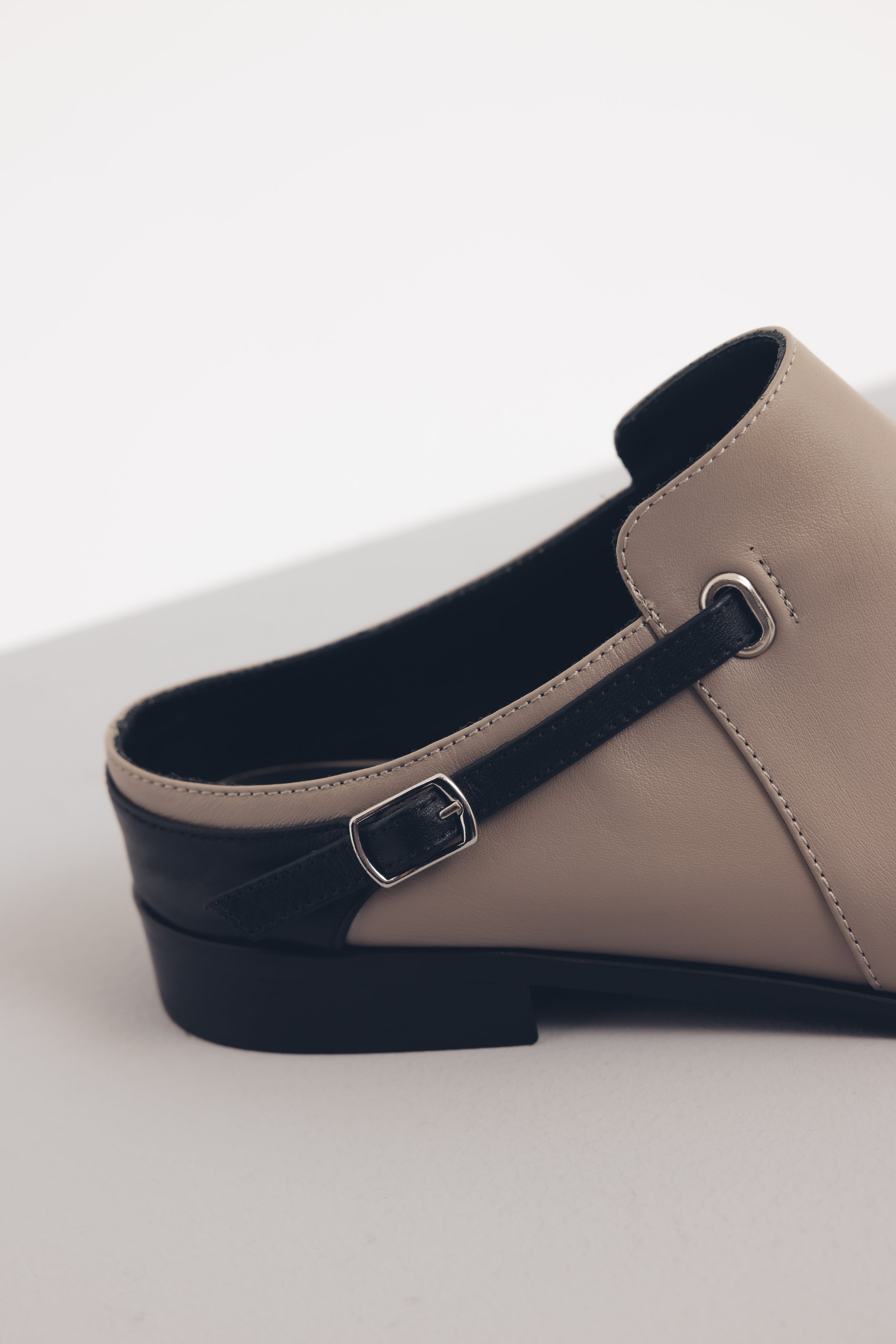 Mira beige mule - Kuwait shoes