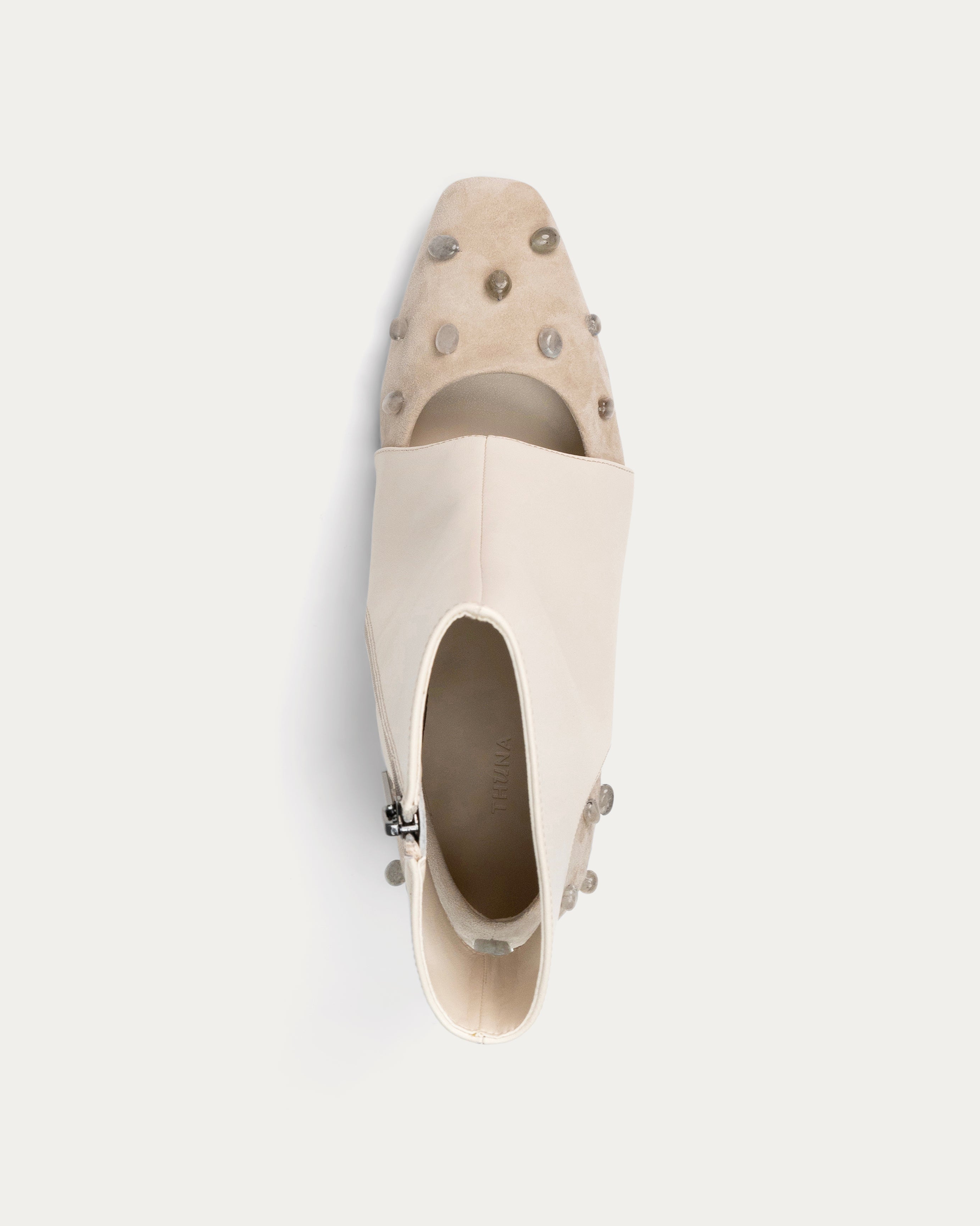 Venus beige ankle boot - Kuwait - THINA Shoes - KSA