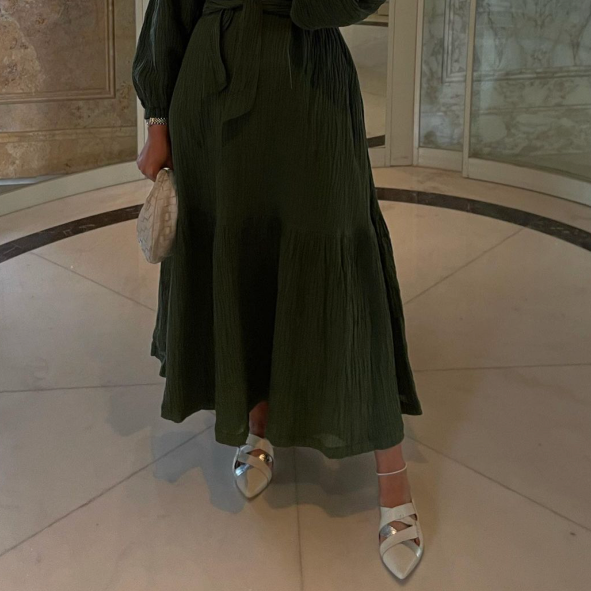Lana cream mule