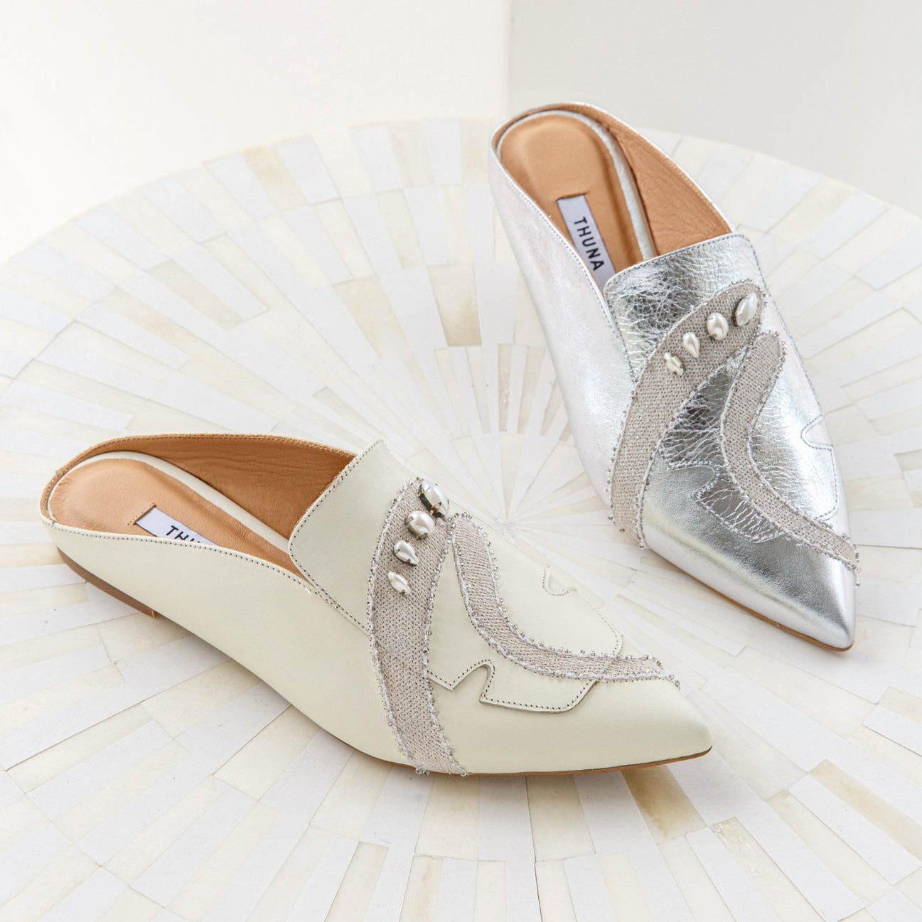 Lolo cream mule
