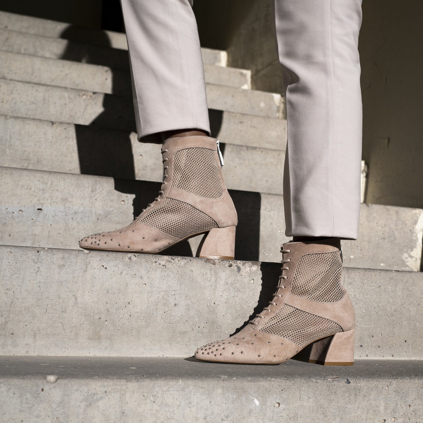 Ransi mesh heel boot