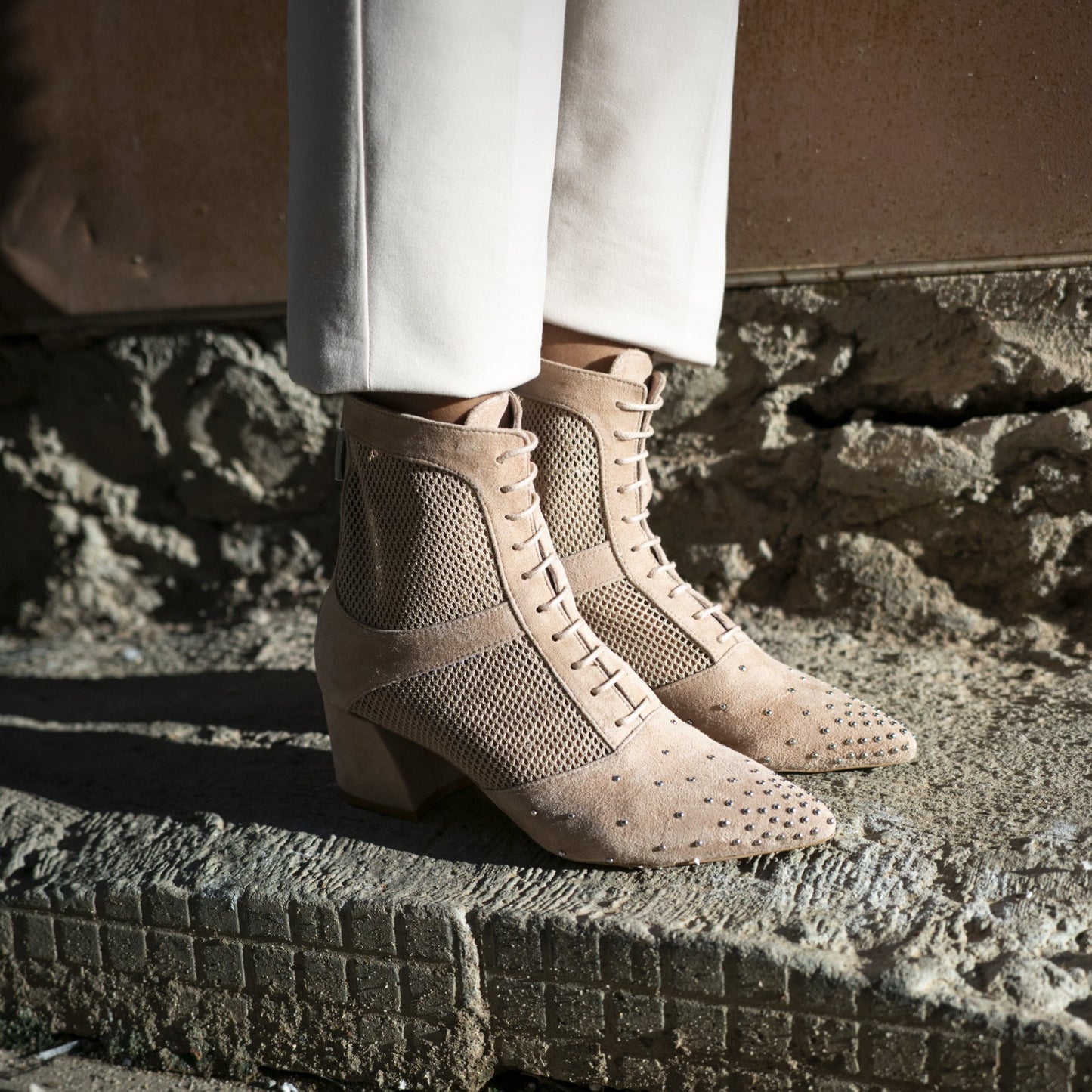Ransi mesh heel boot