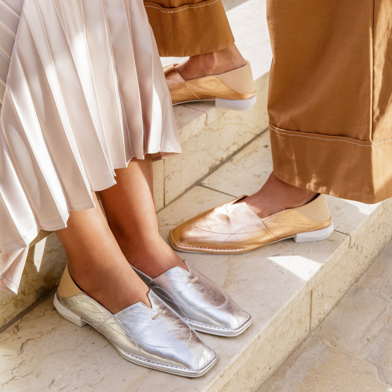 Rimal silver loafer