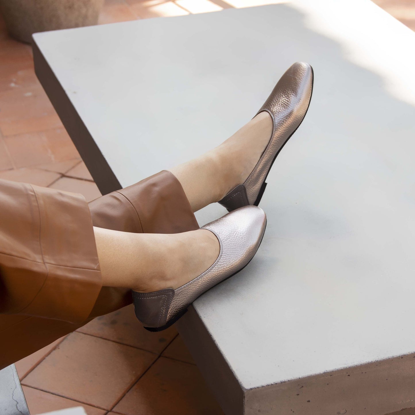 Lia grey loafer