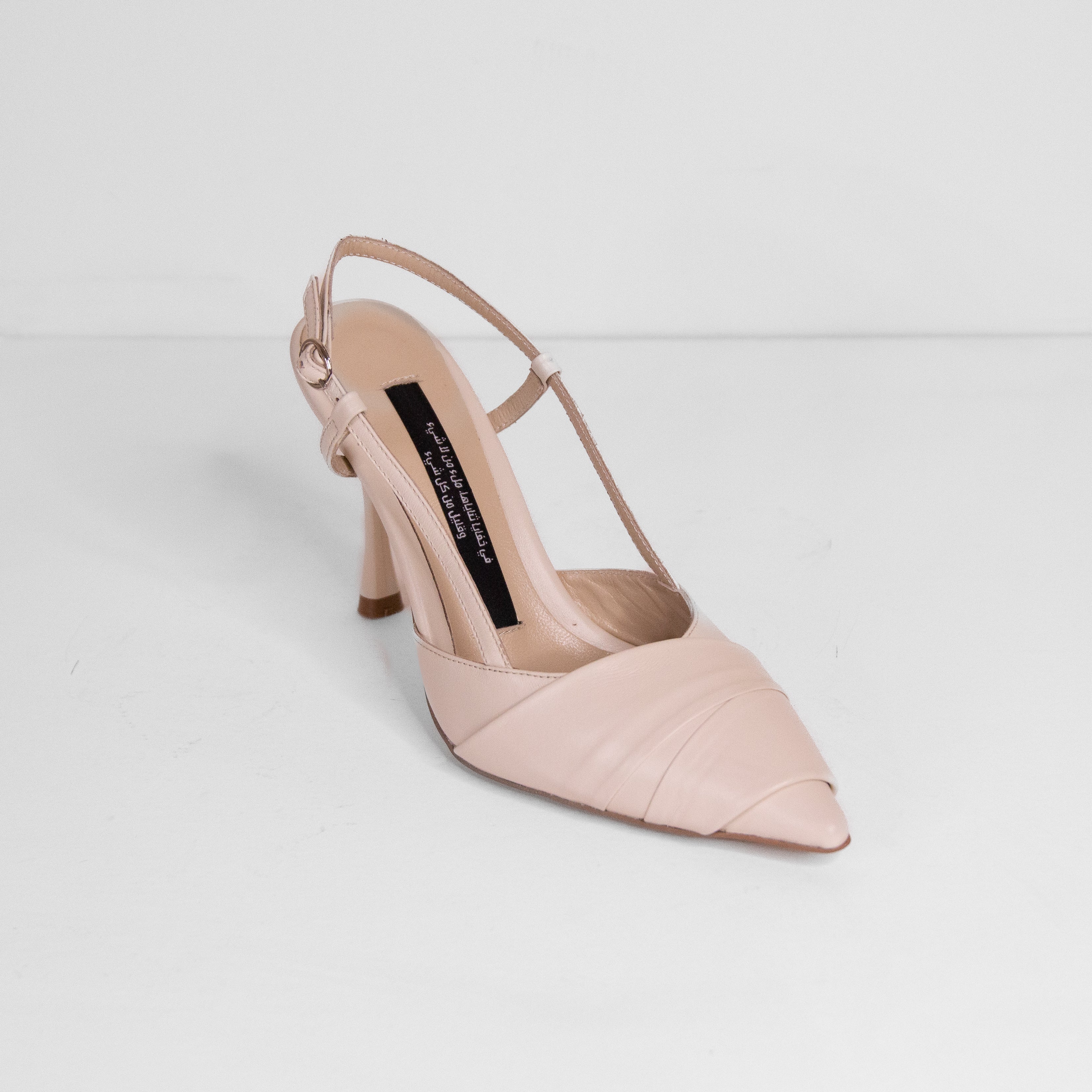 Aaliyah -  cream - heel- collection name - kuwait - Ksa- shoes