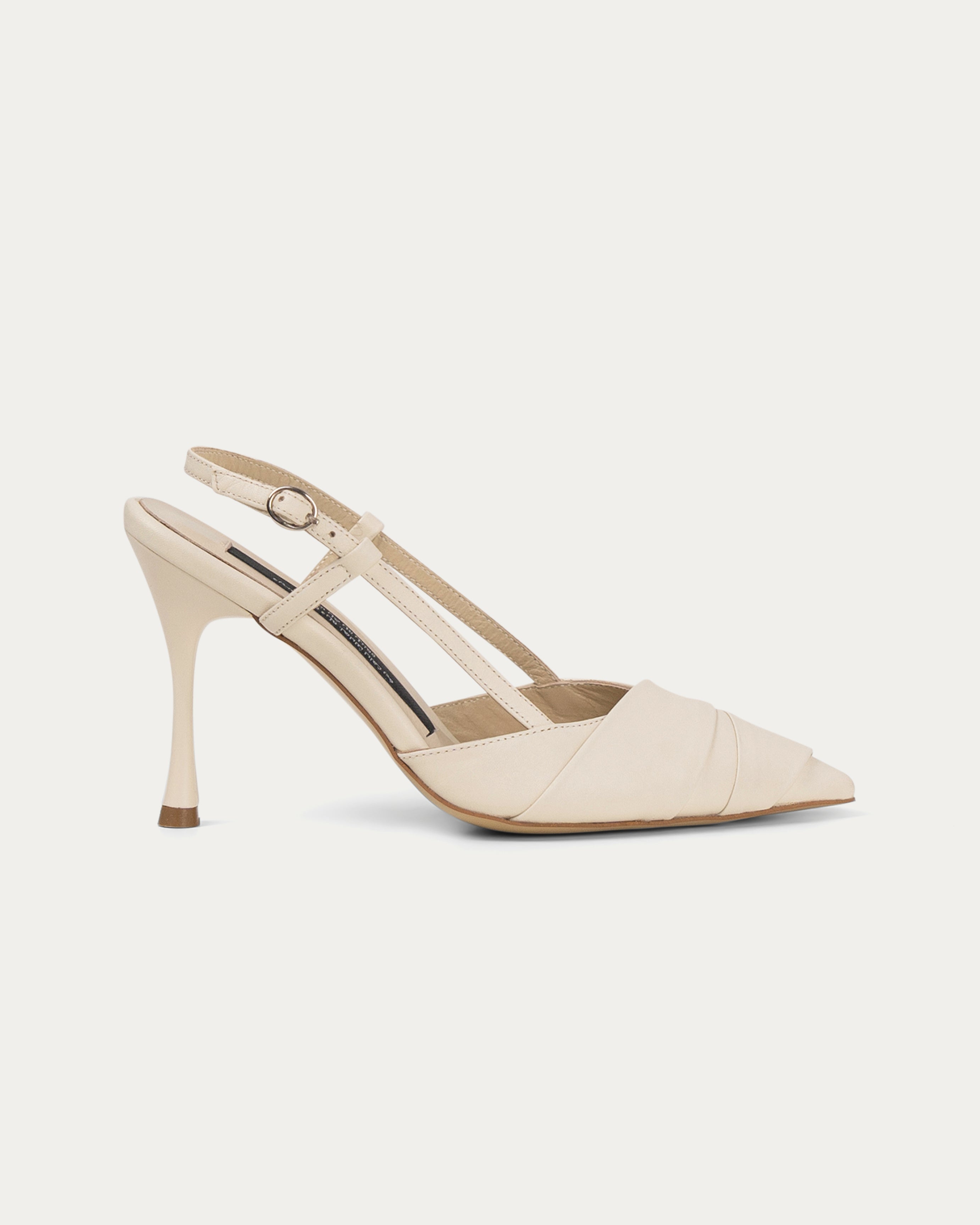 Aaliyah cream heel - heel - THUNA