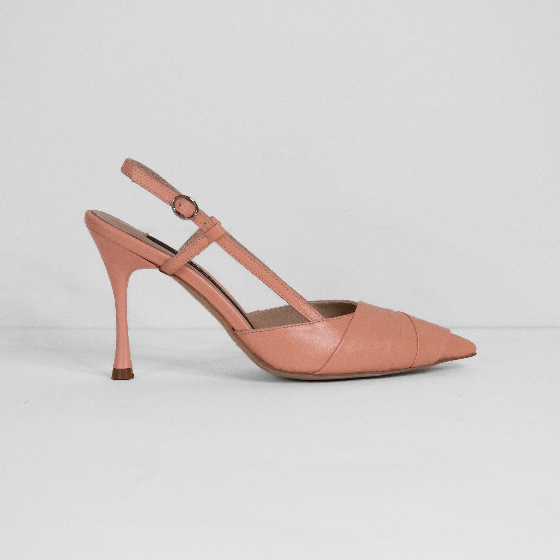 Aaliyah -  salmon - heel- collection name - kuwait - Ksa- shoes