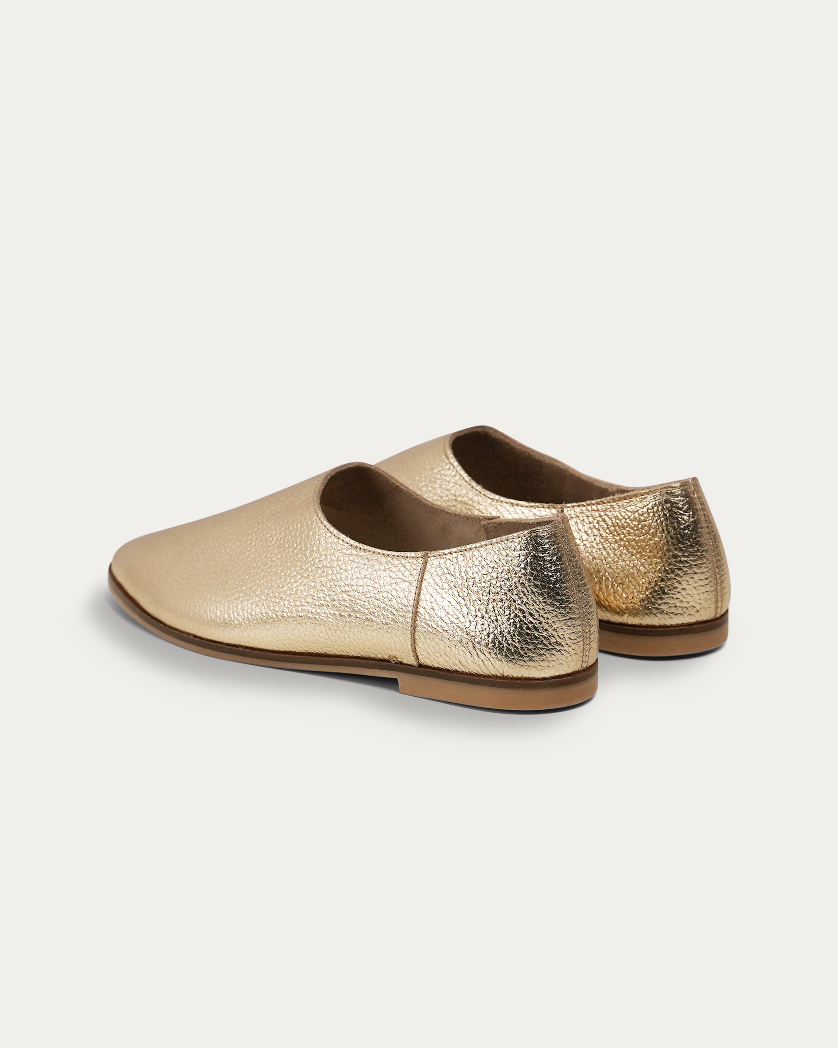 Adeela gold loafer