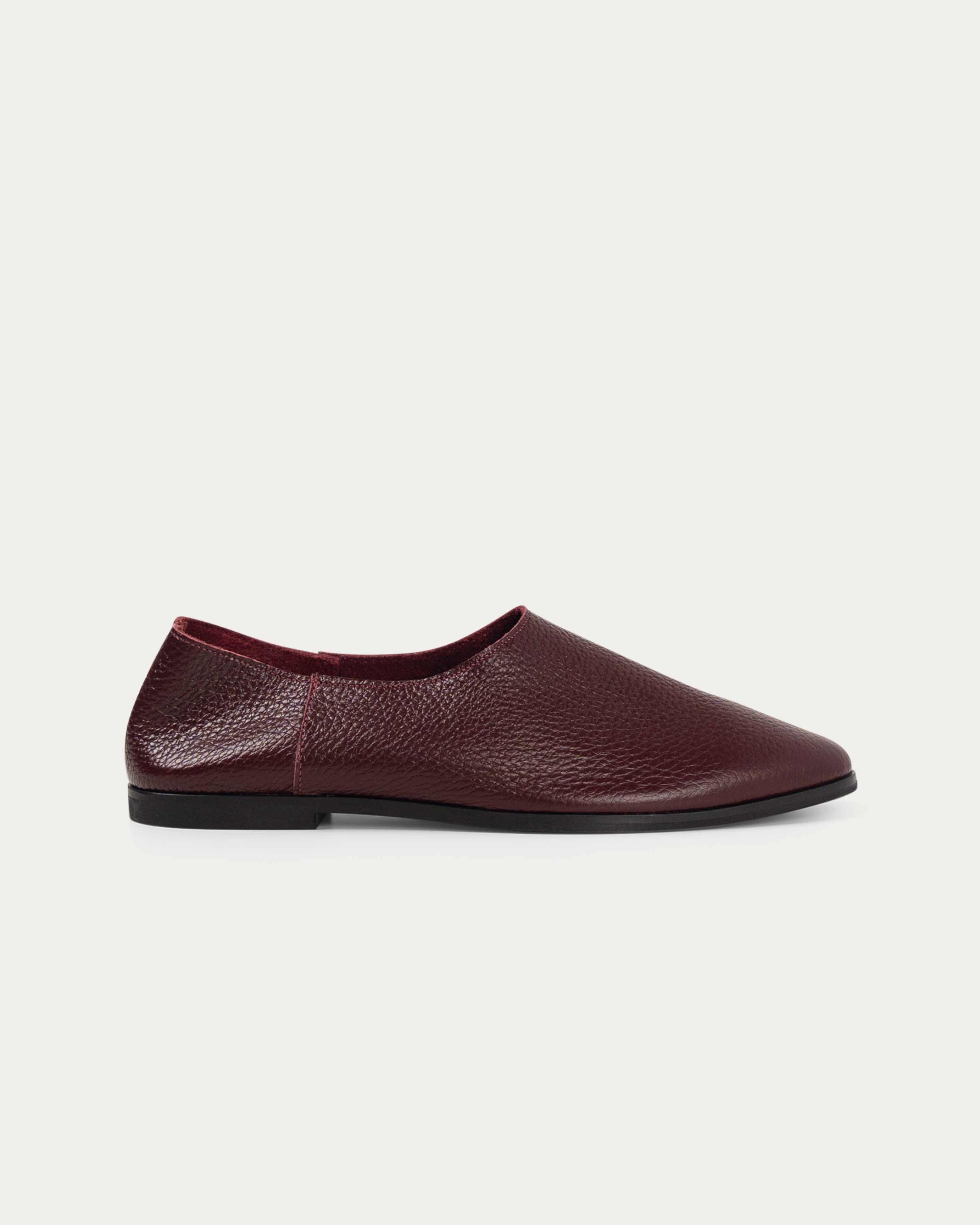 Adeela maroon loafer