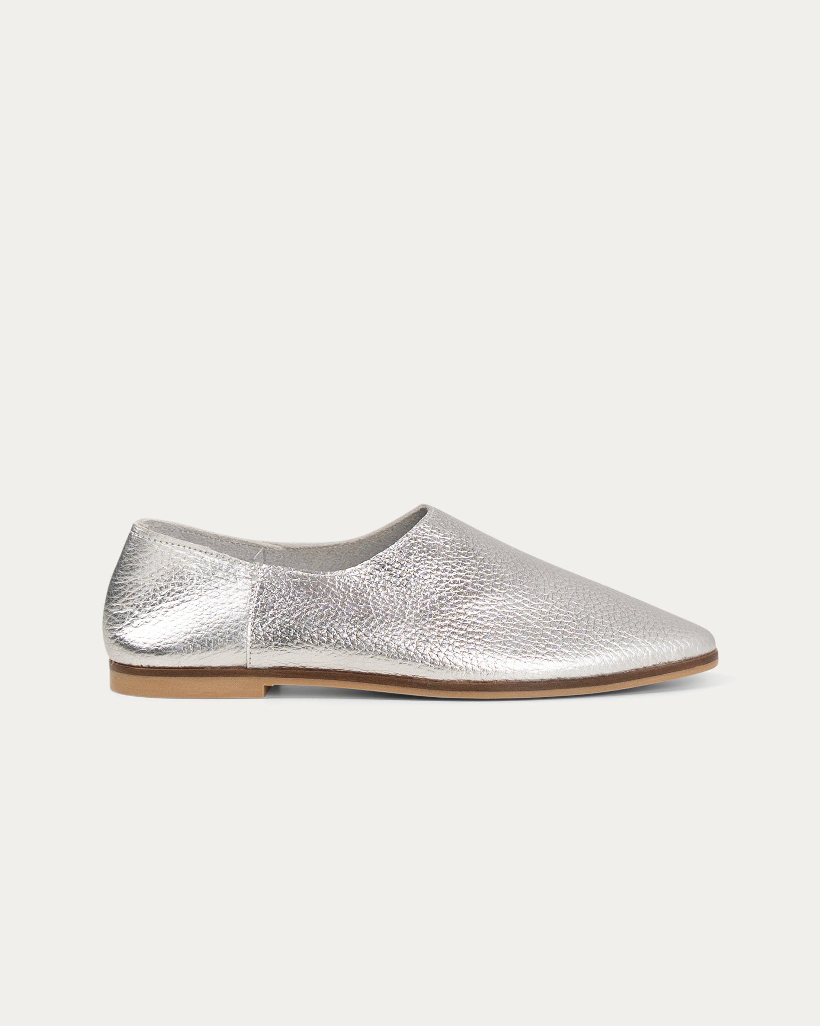 Adeela silver loafer