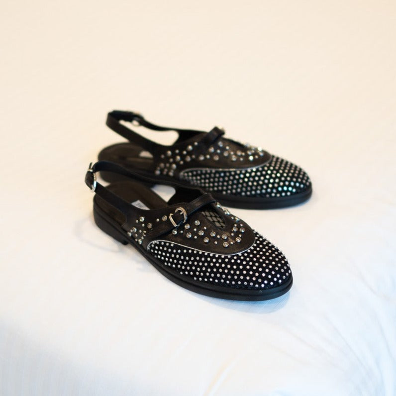 Allura black sandal- Summer nights collection -  kuwait- Ksa- shoes