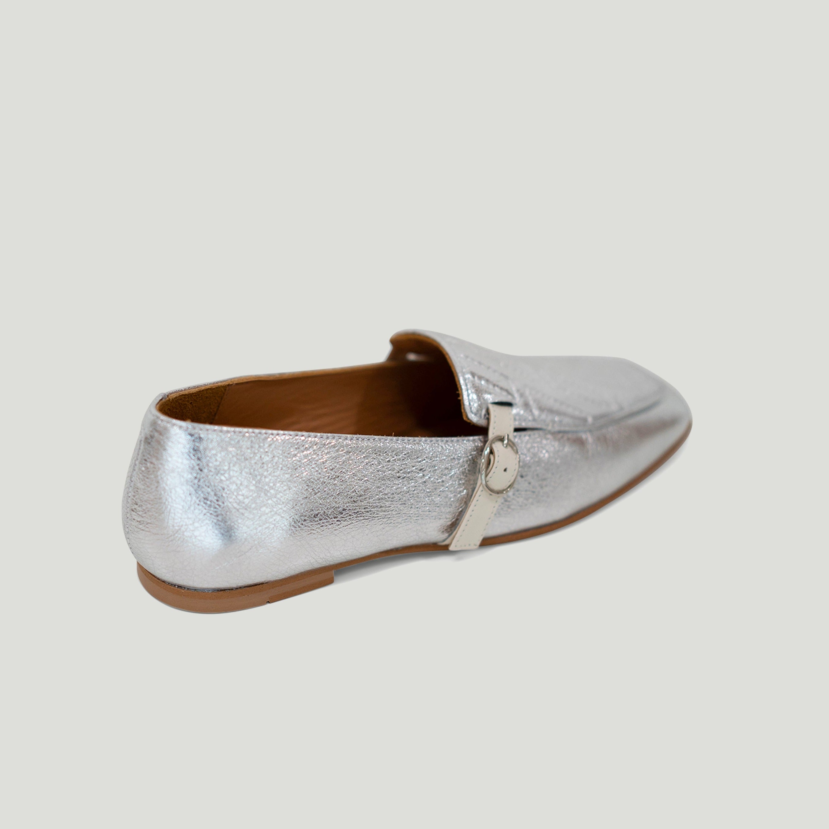 Amber silver loafer - Summer nights collection -  kuwait- Ksa- shoes