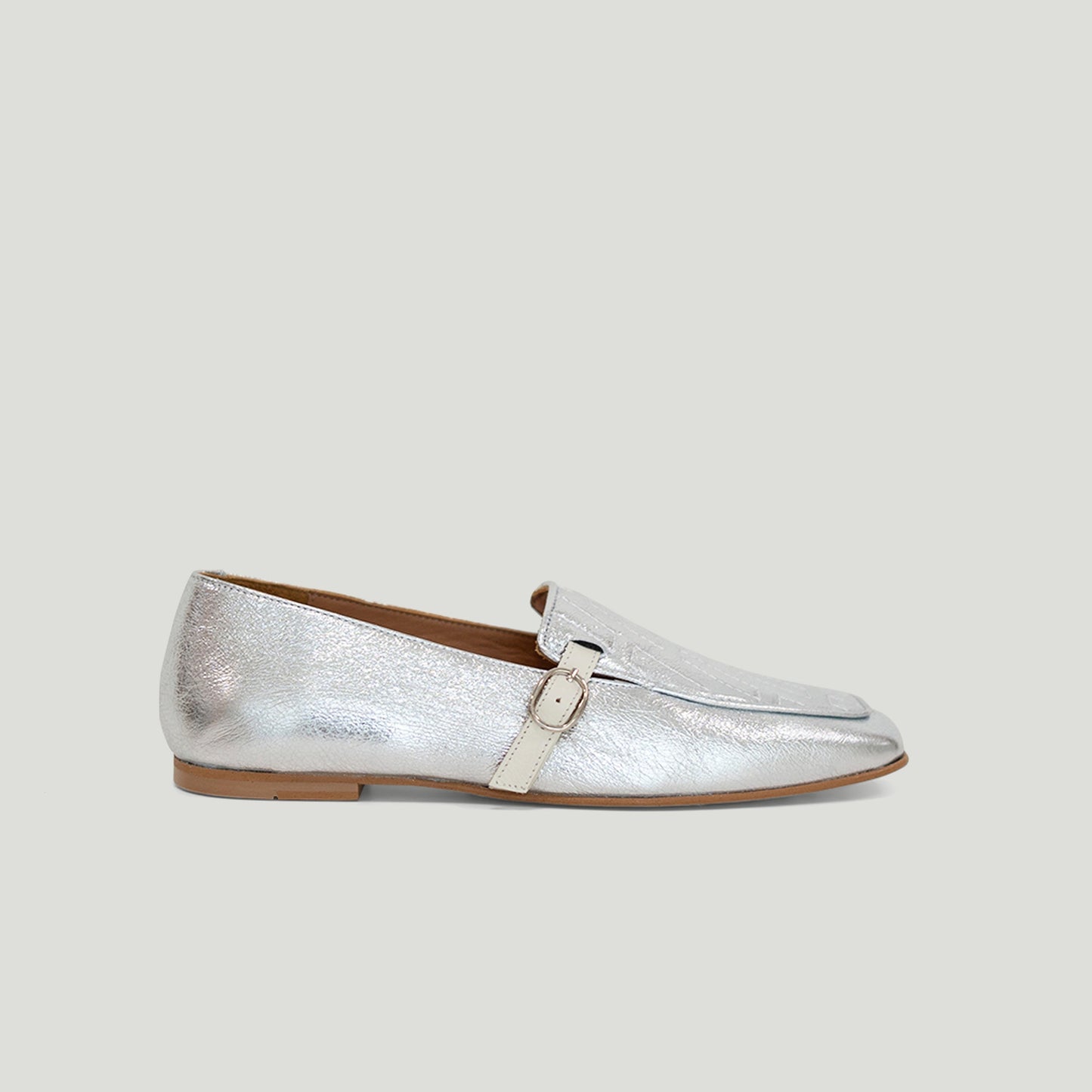 Amber silver loafer - Summer nights collection -  kuwait- Ksa- shoes