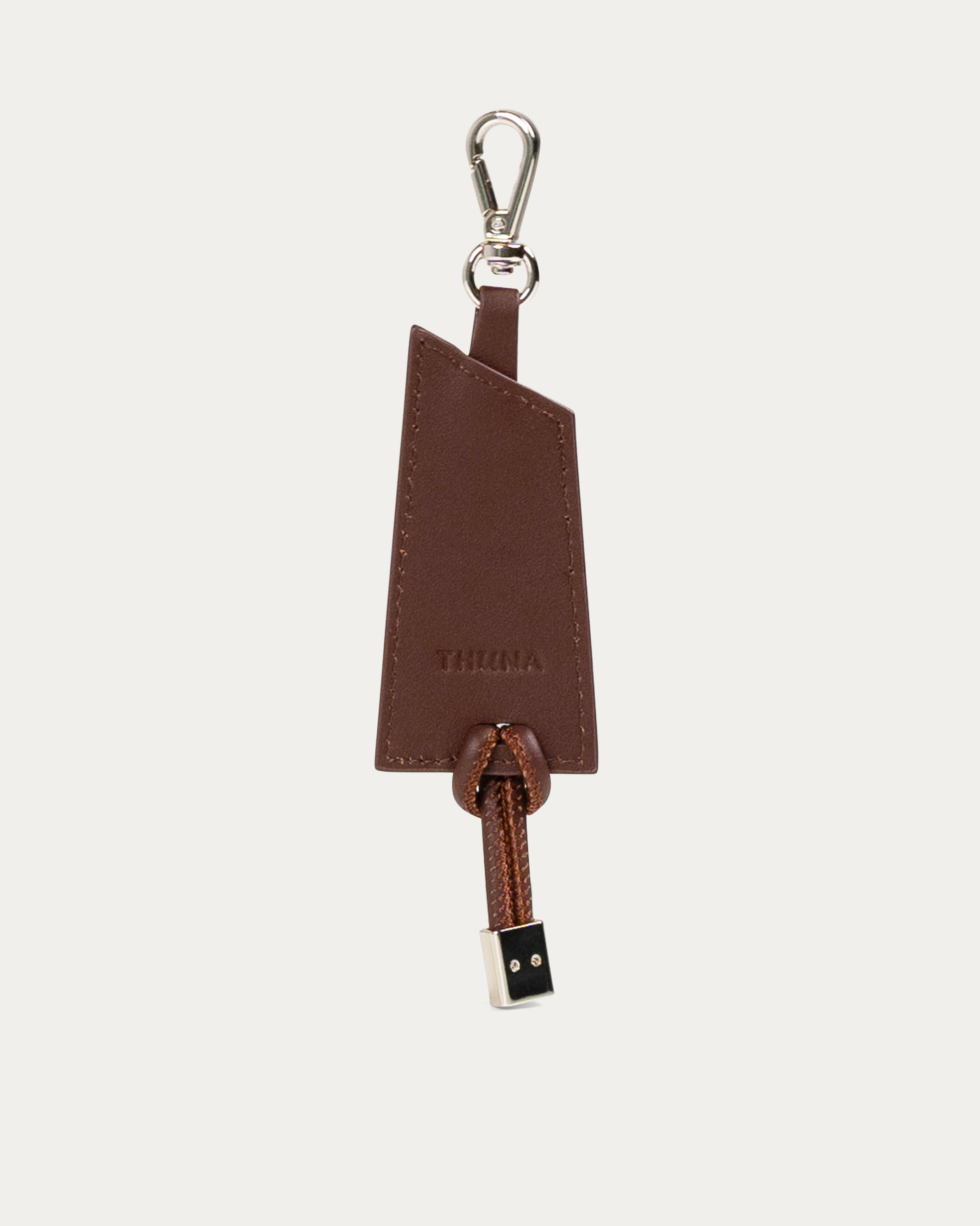 Bordeaux Leather Bag Charm