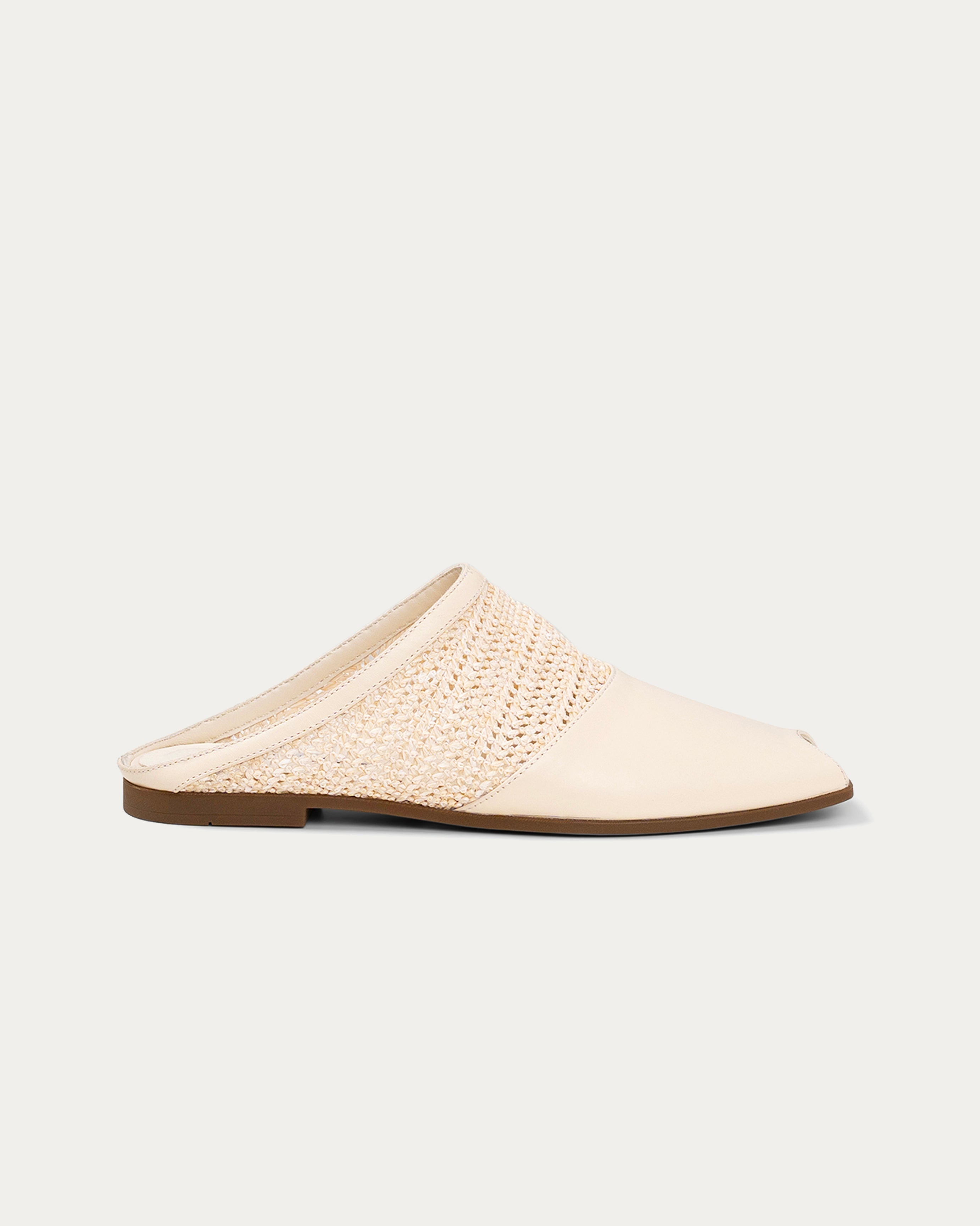 Clara cream- mule- THUNA - Kuwait - shoes