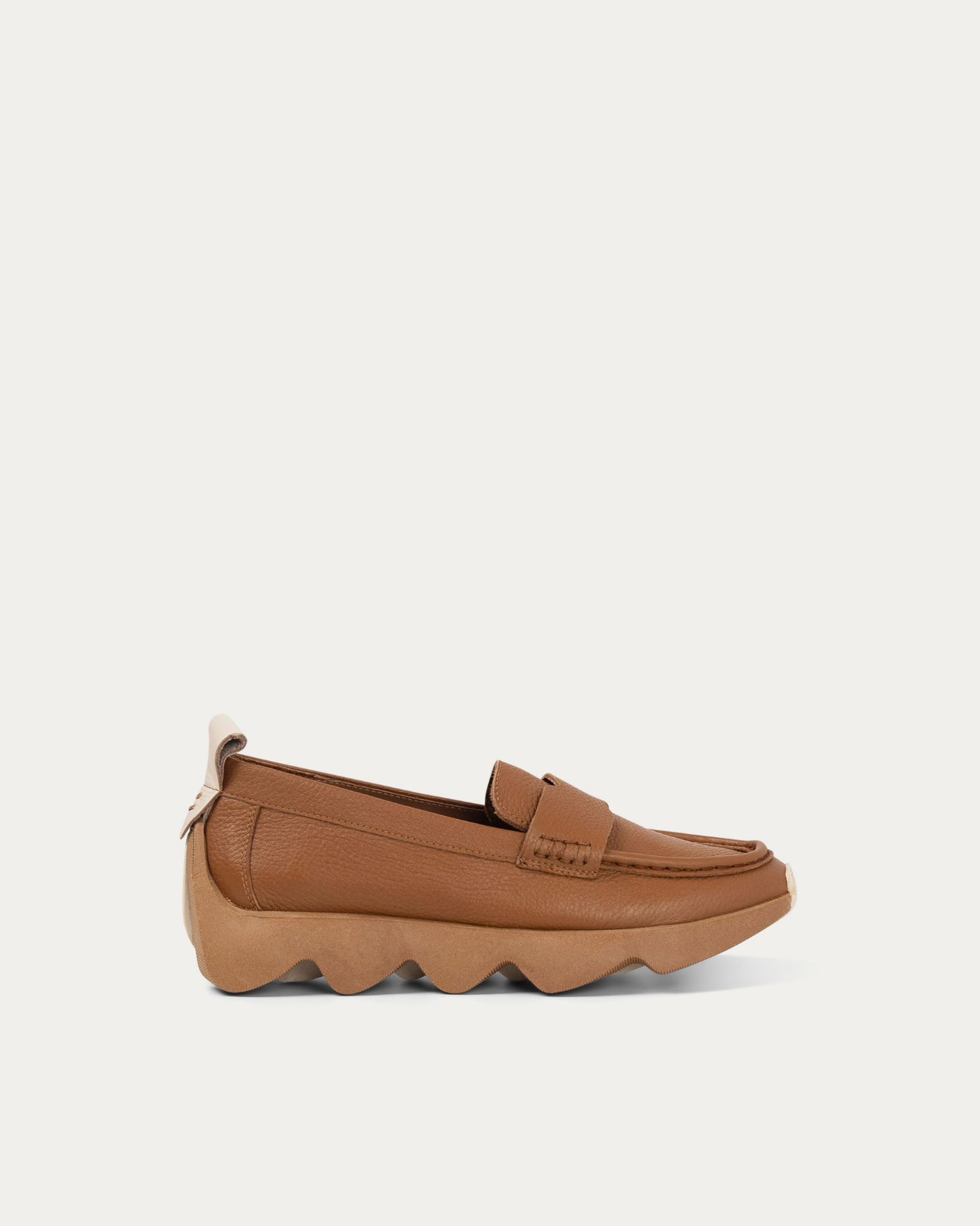 Dahlia tan loafer
