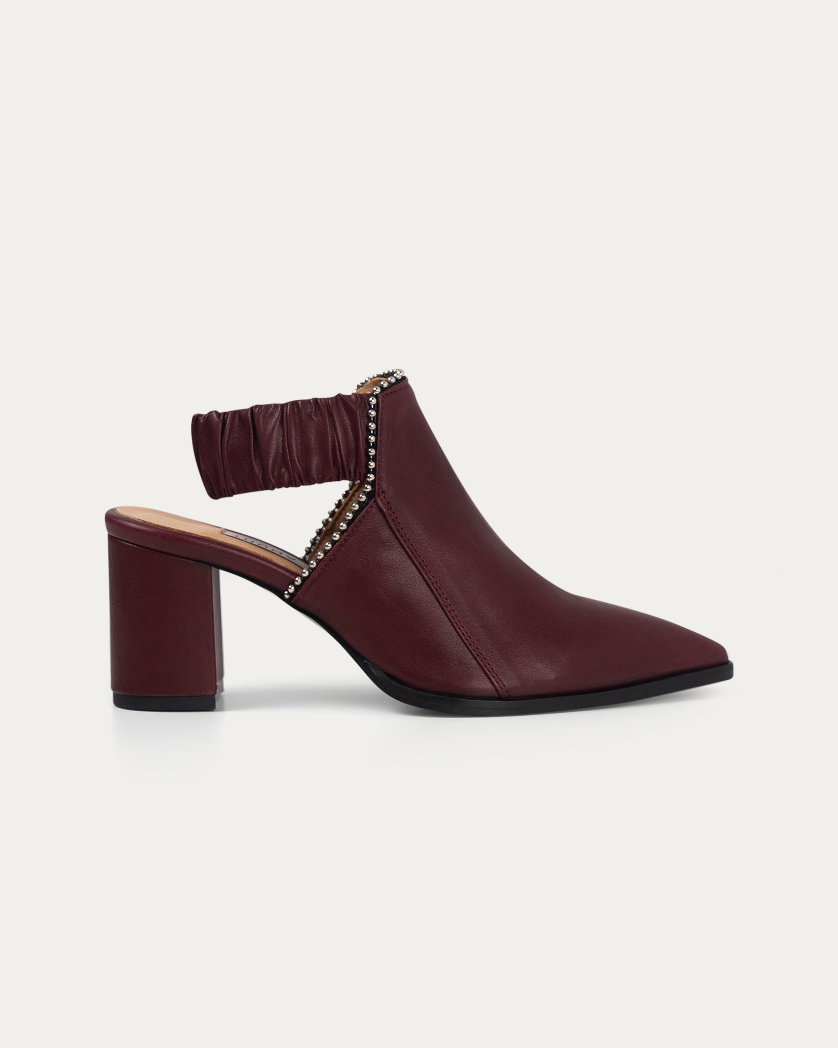 Fonda bordeaux heel - Shoes - THUNA