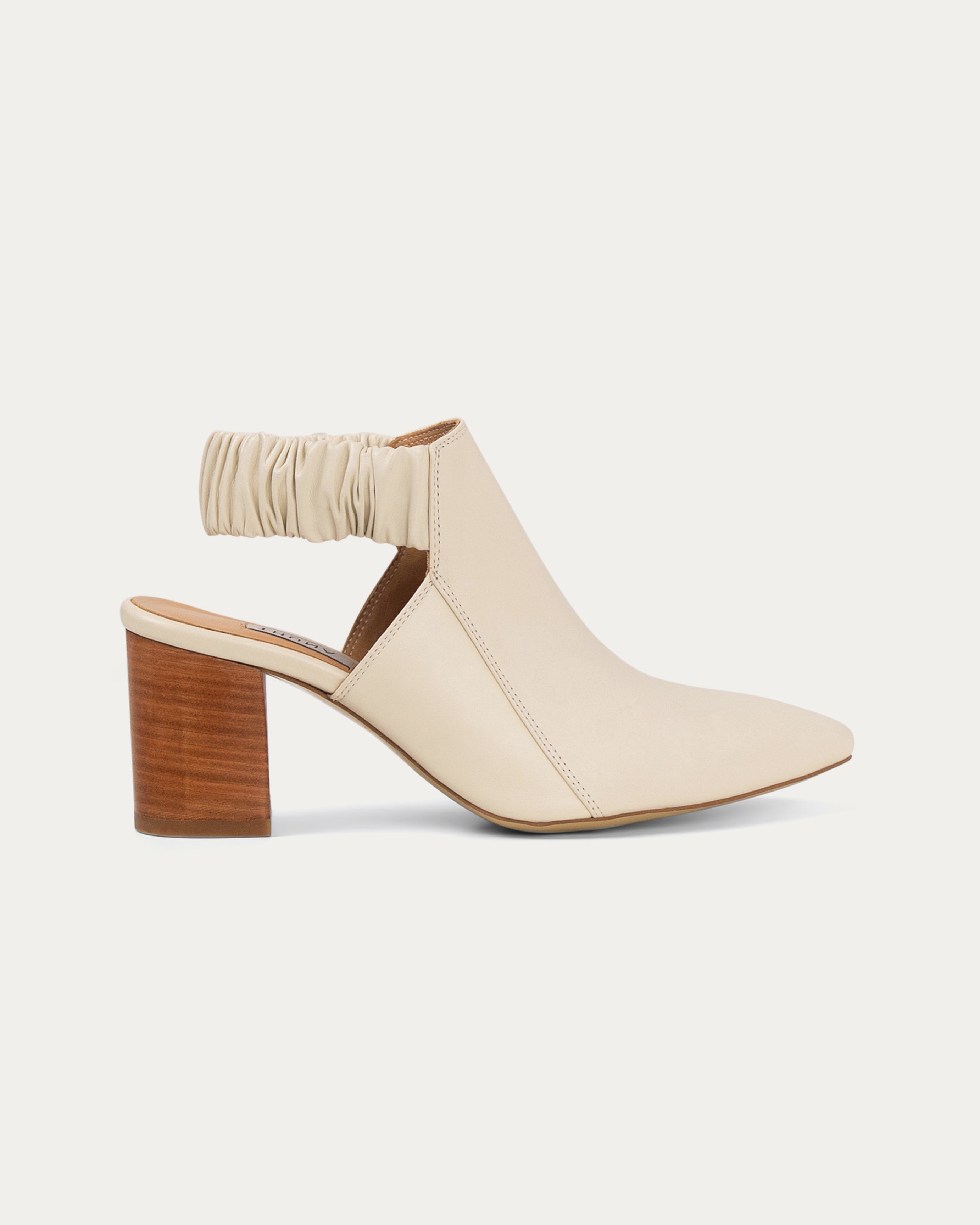 Fonda cream heel - Shoes - THUNA