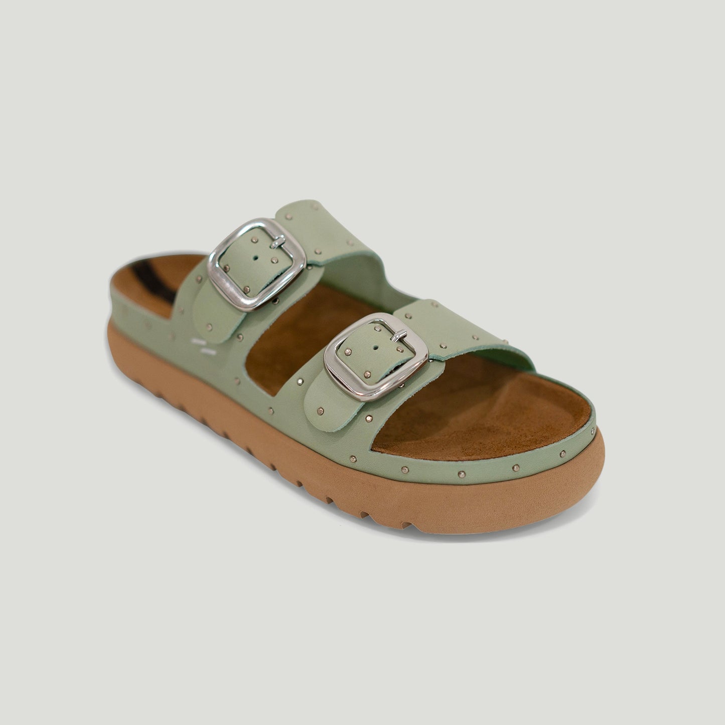 Gaia olive slipper