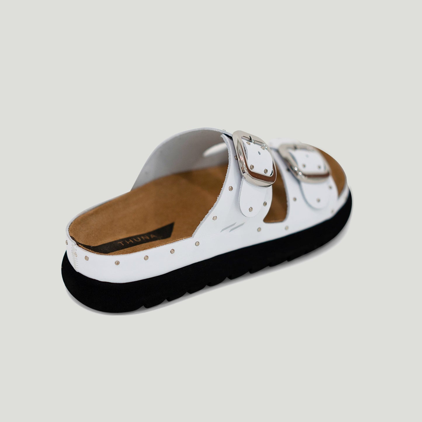 Gaia white slipper