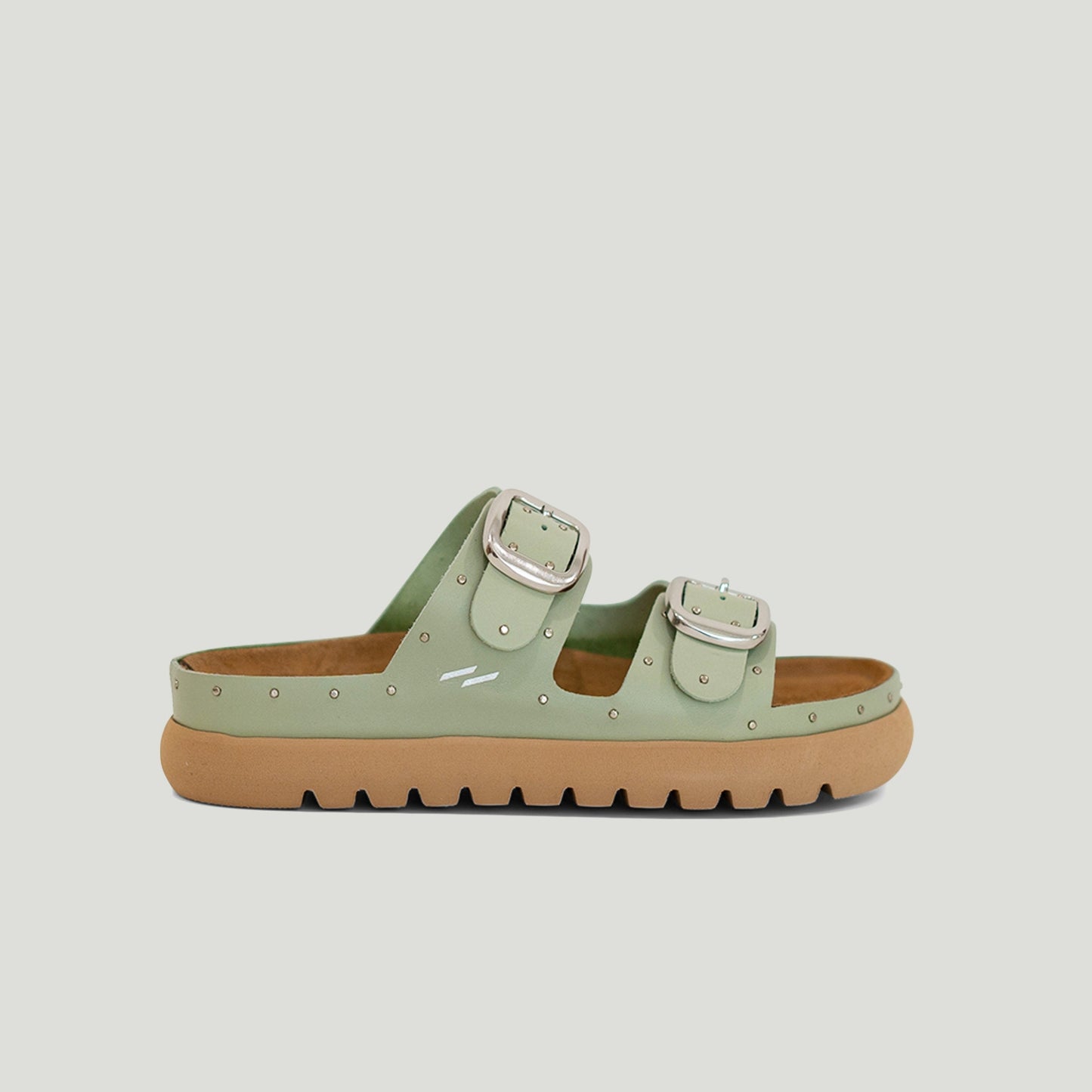 Gaia olive slipper