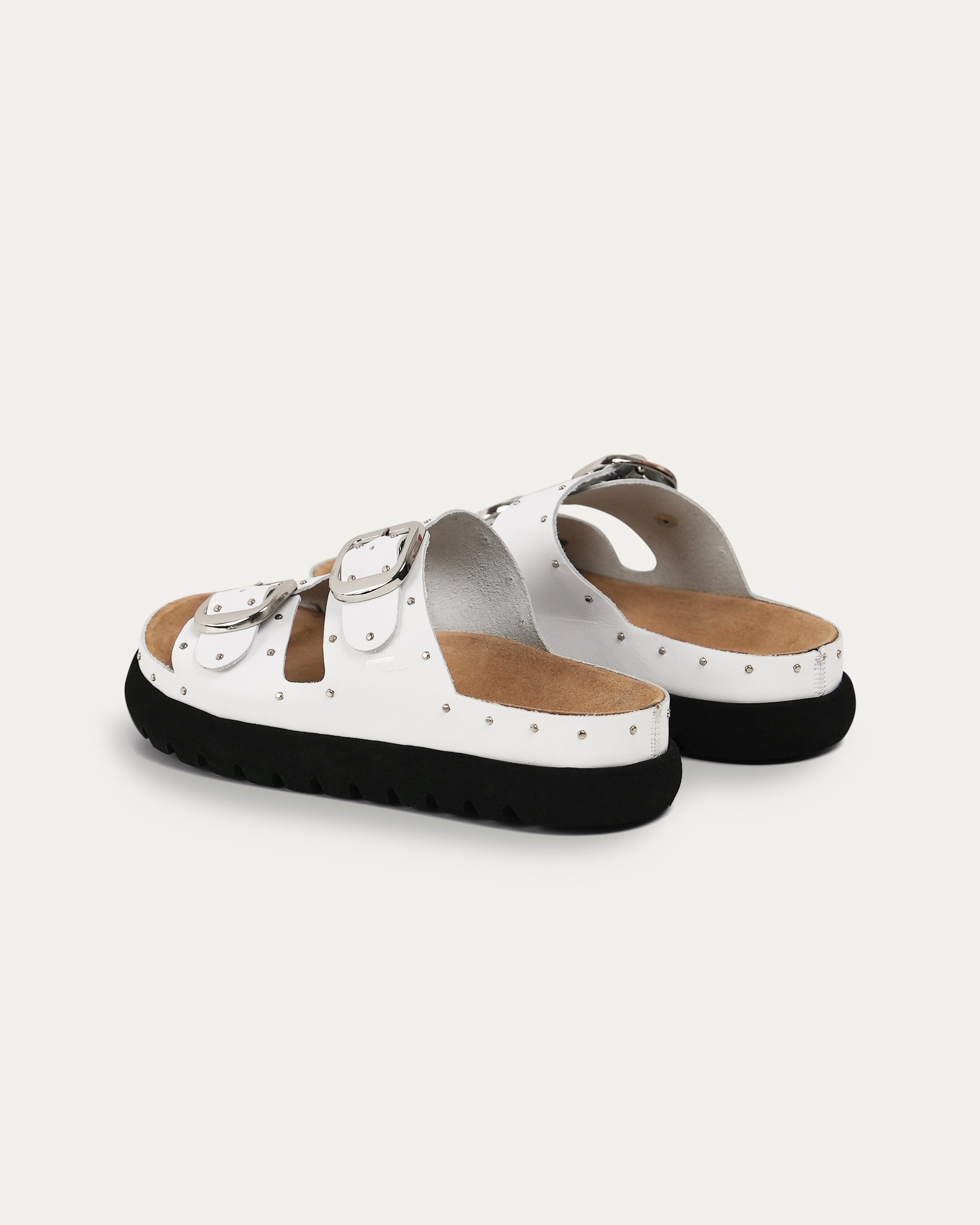 Gaia white slipper - THUNA