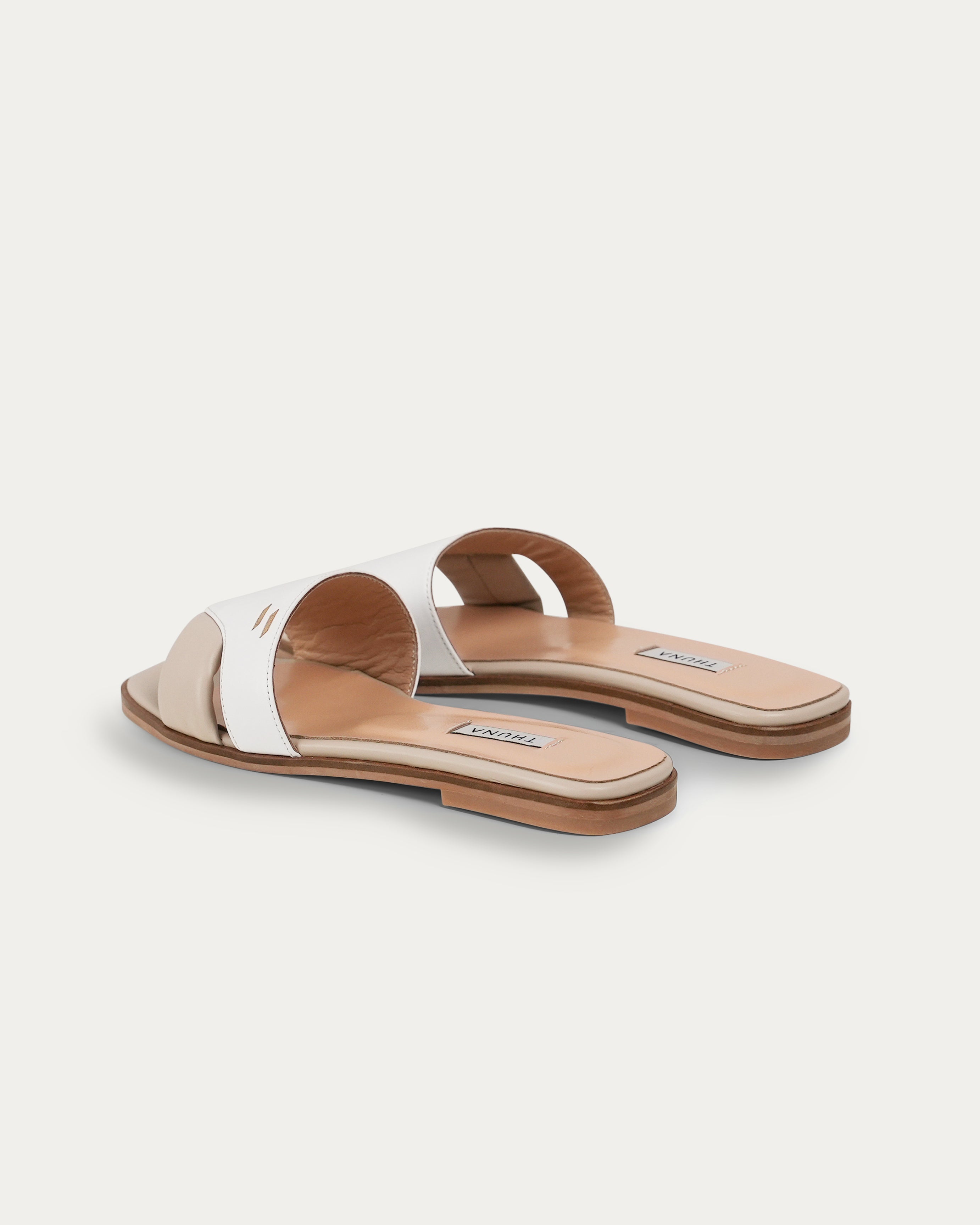 Jawana white beige slipper - THUNA