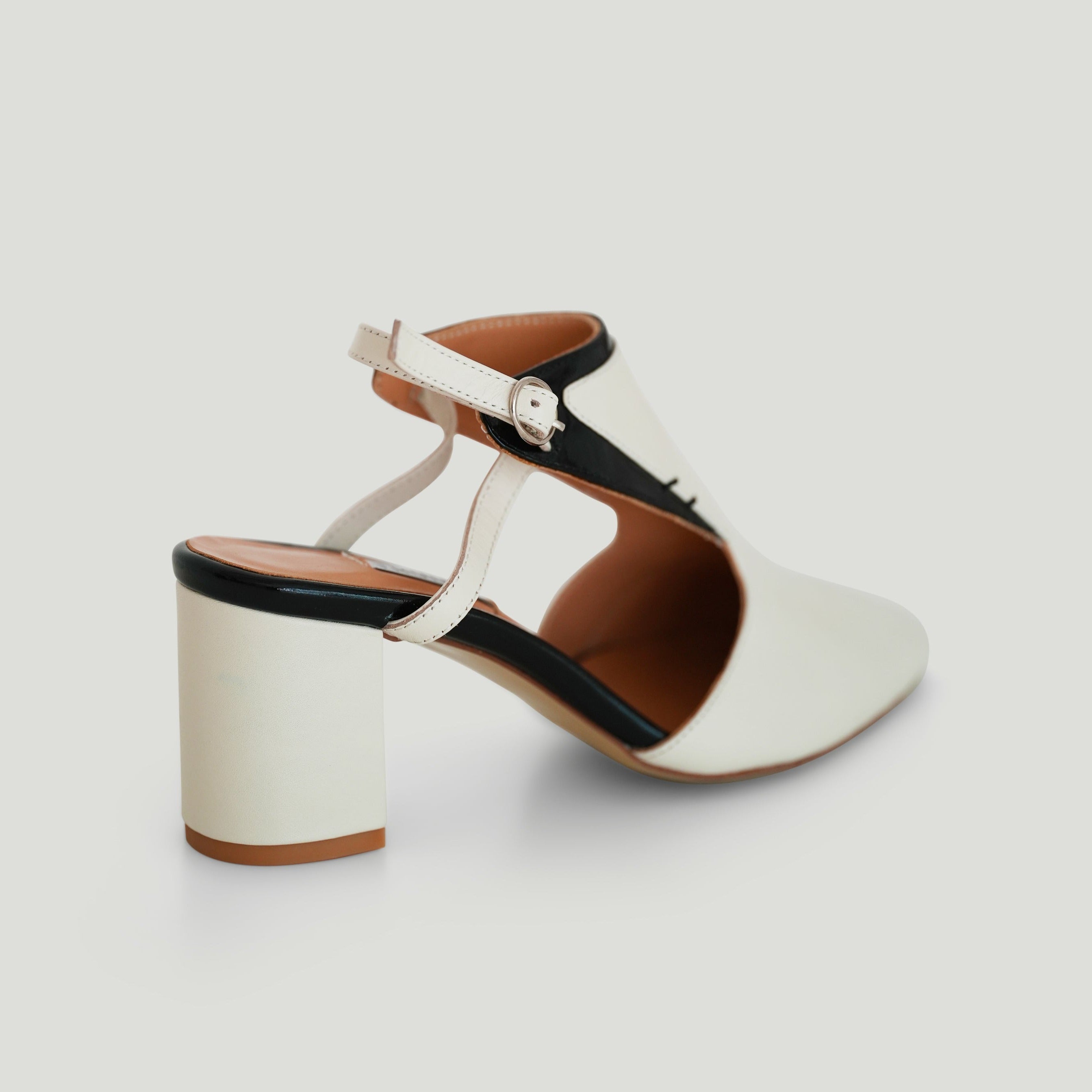 Kadi cream heel - THUNA