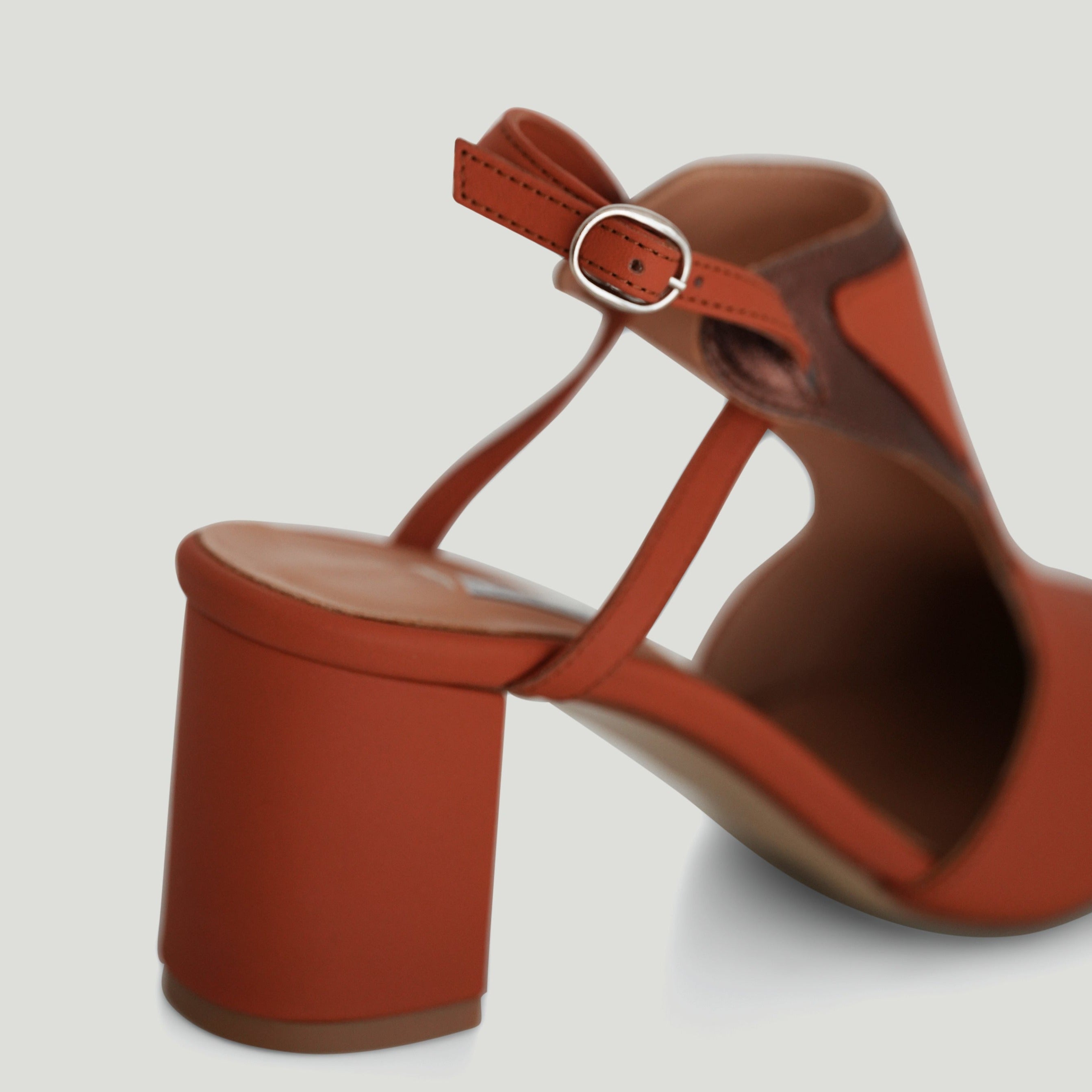 Kadi terracotta heel - Heels - kuwait - Ksa- shoes