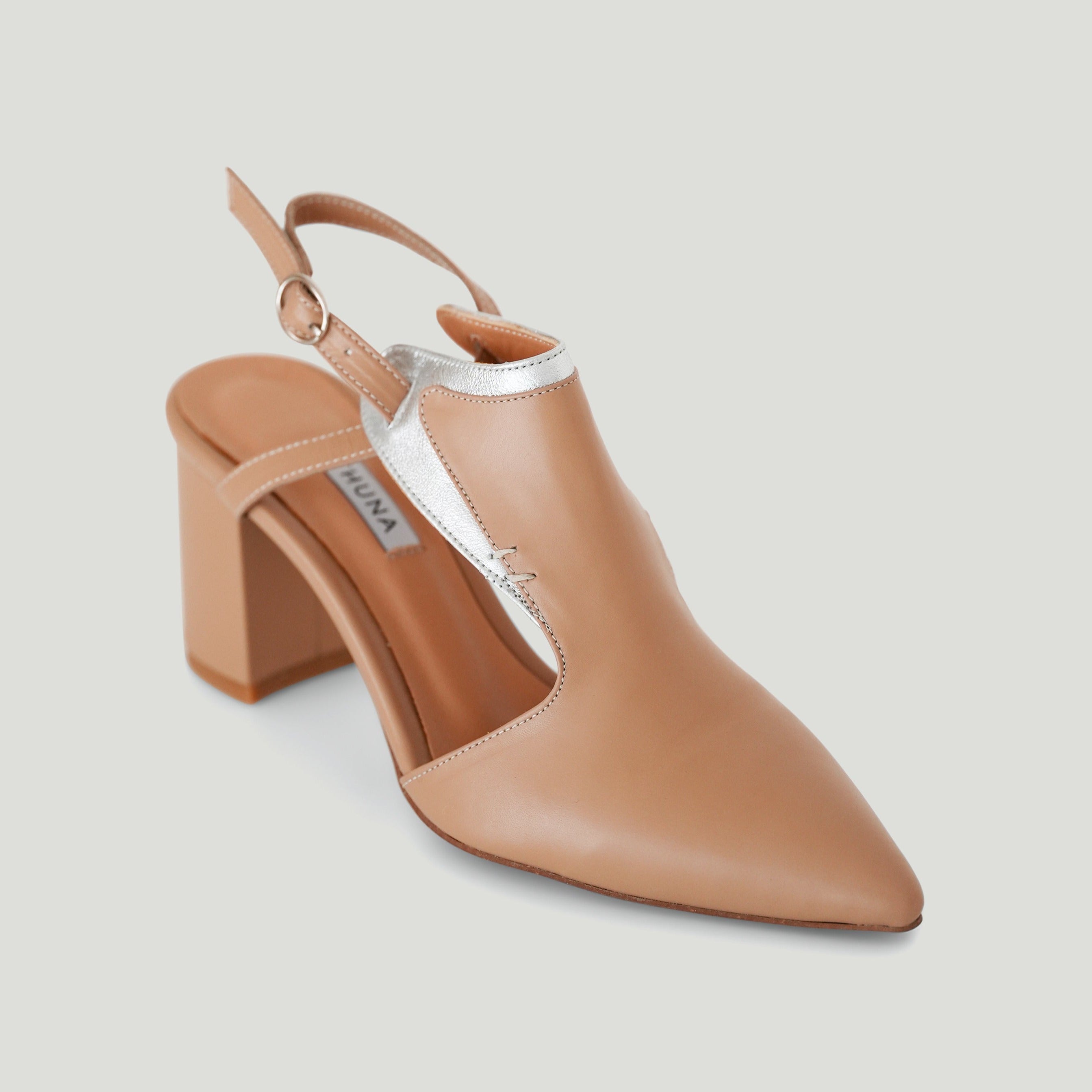 Kadi beige heel - THUNA