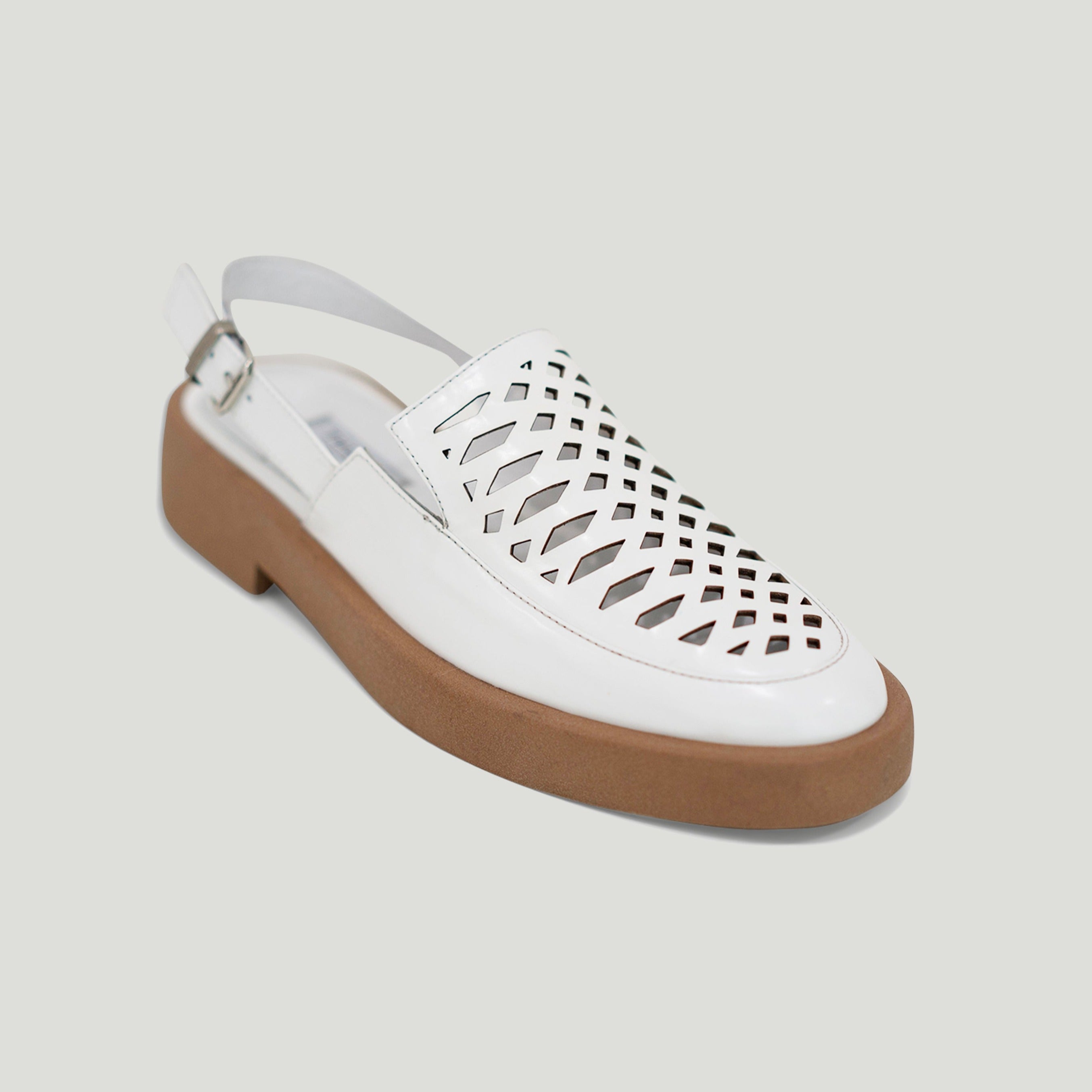 Kyla white sandal - Summer nights collection -  kuwait- Ksa- shoes