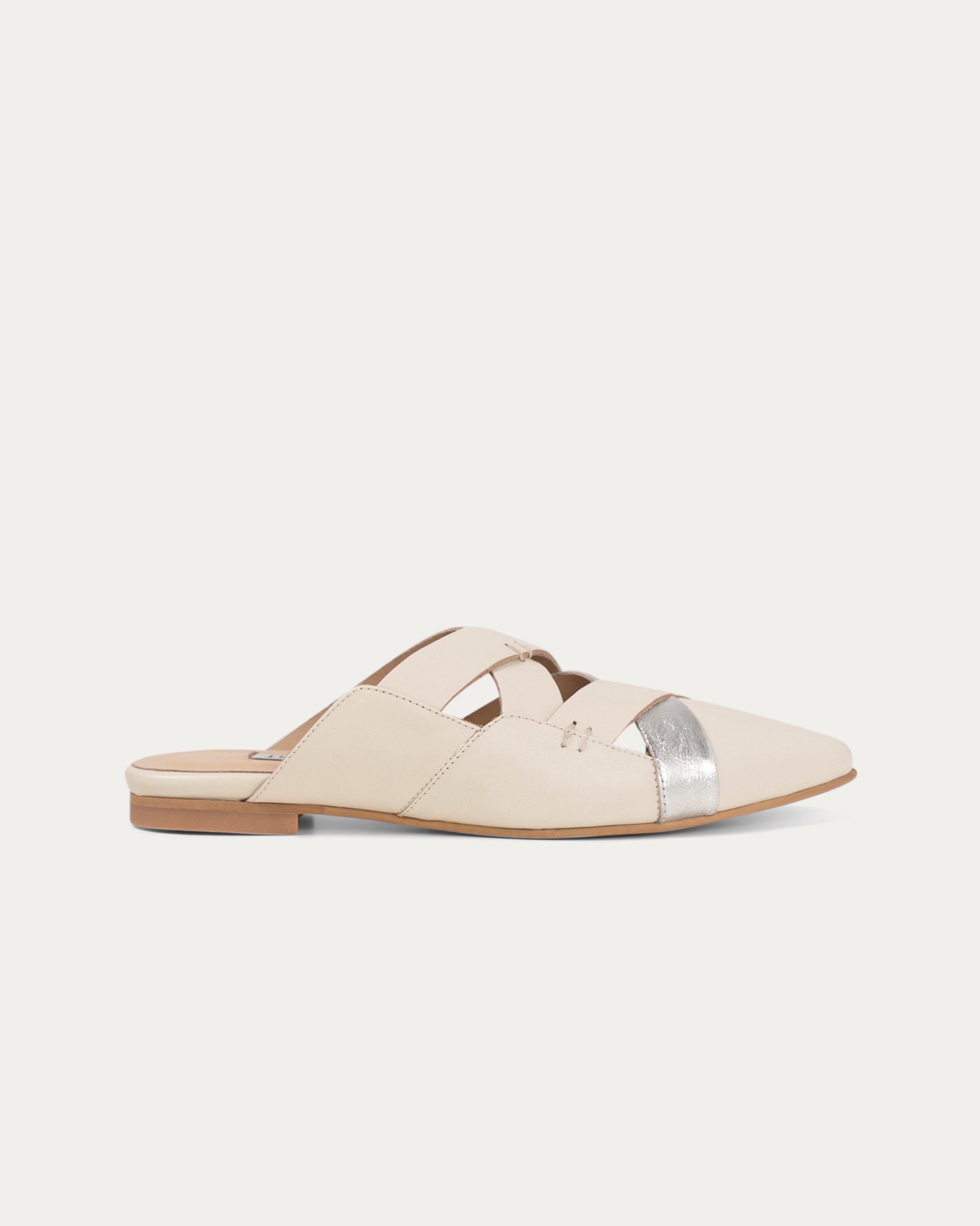 Lana cream mule