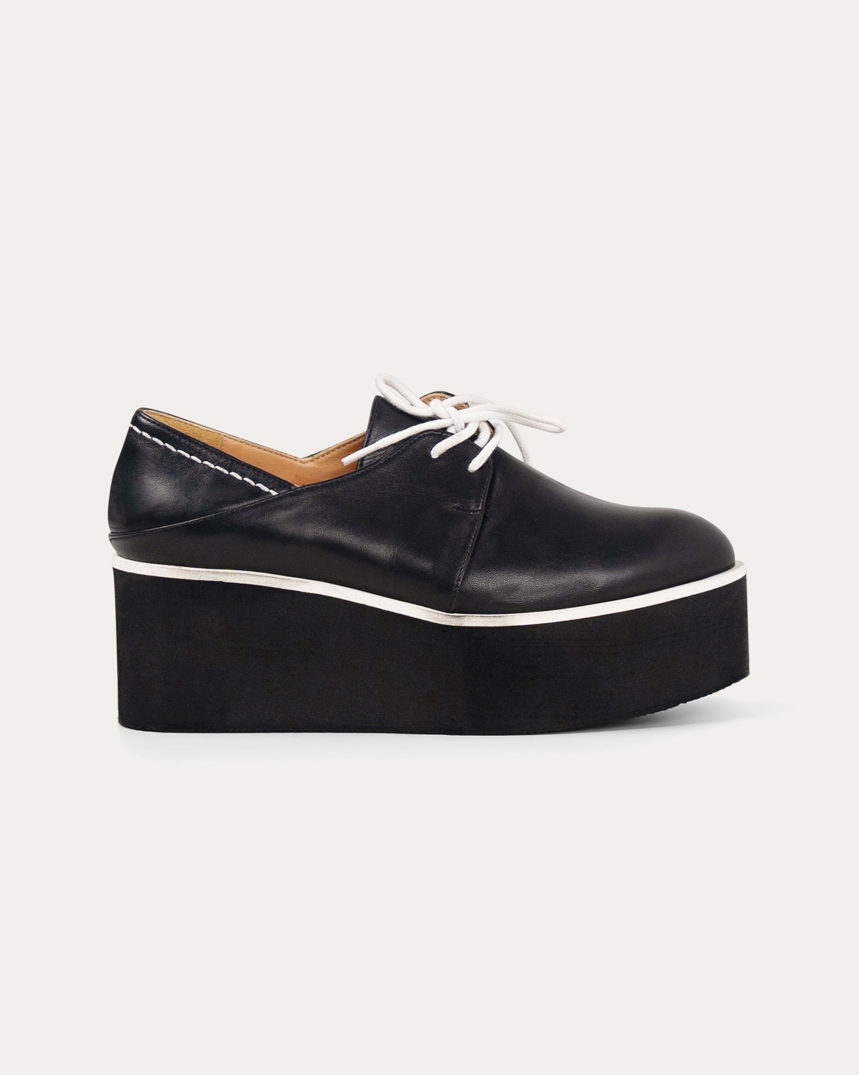 Lima black platform - Shoes - THUNA