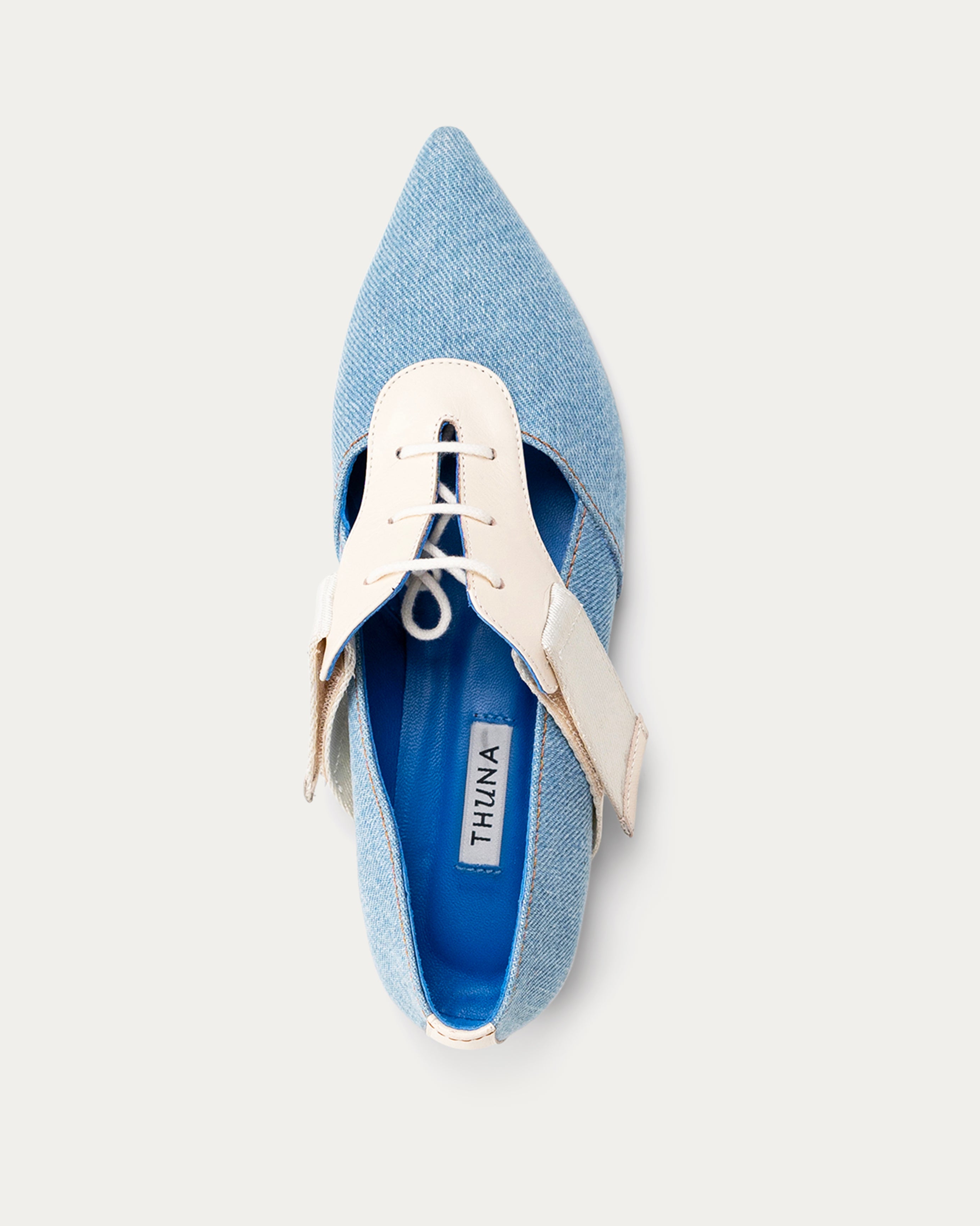Lucia denim- loafer - THUNA - Kuwait - shoes