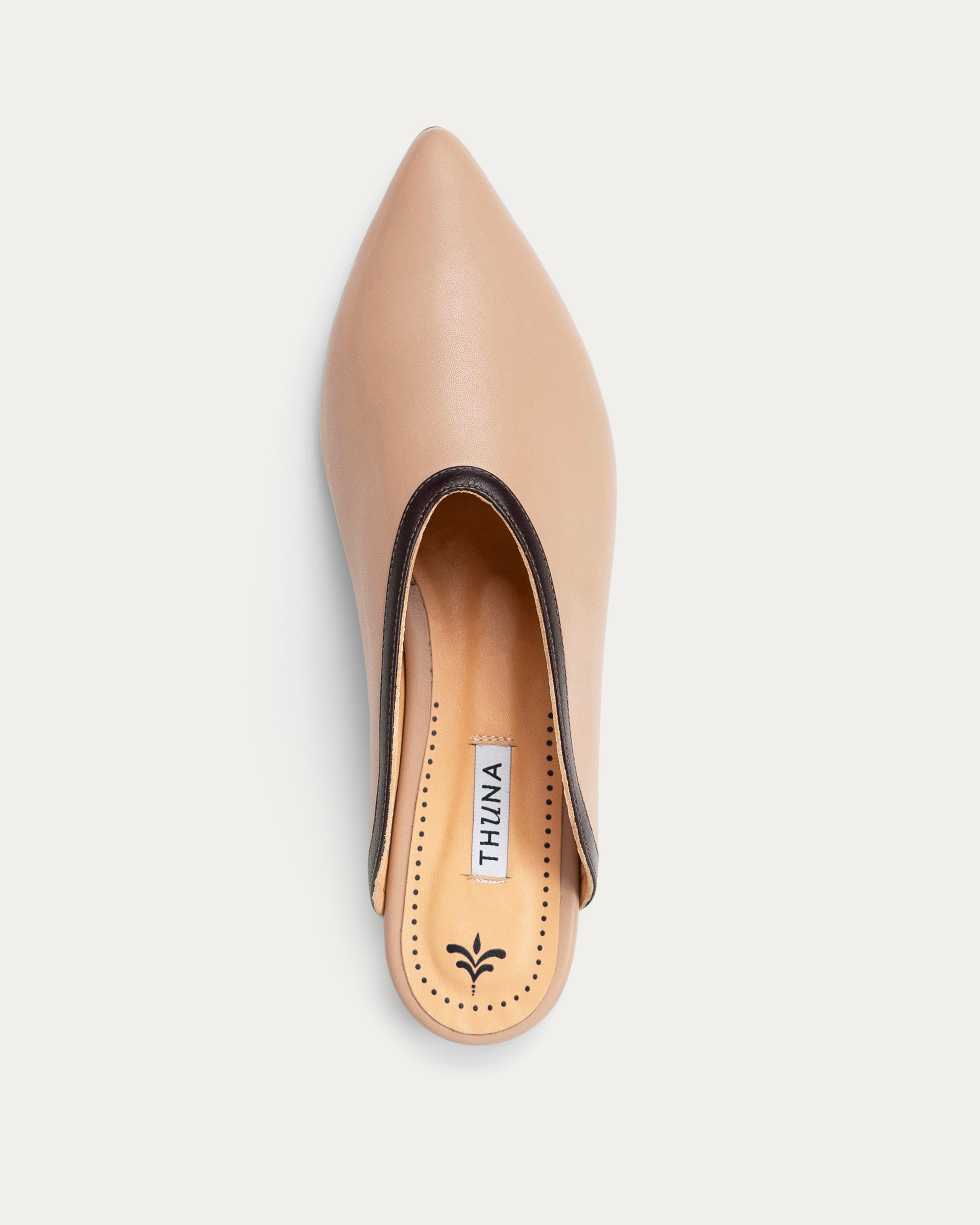 Maive beige mule