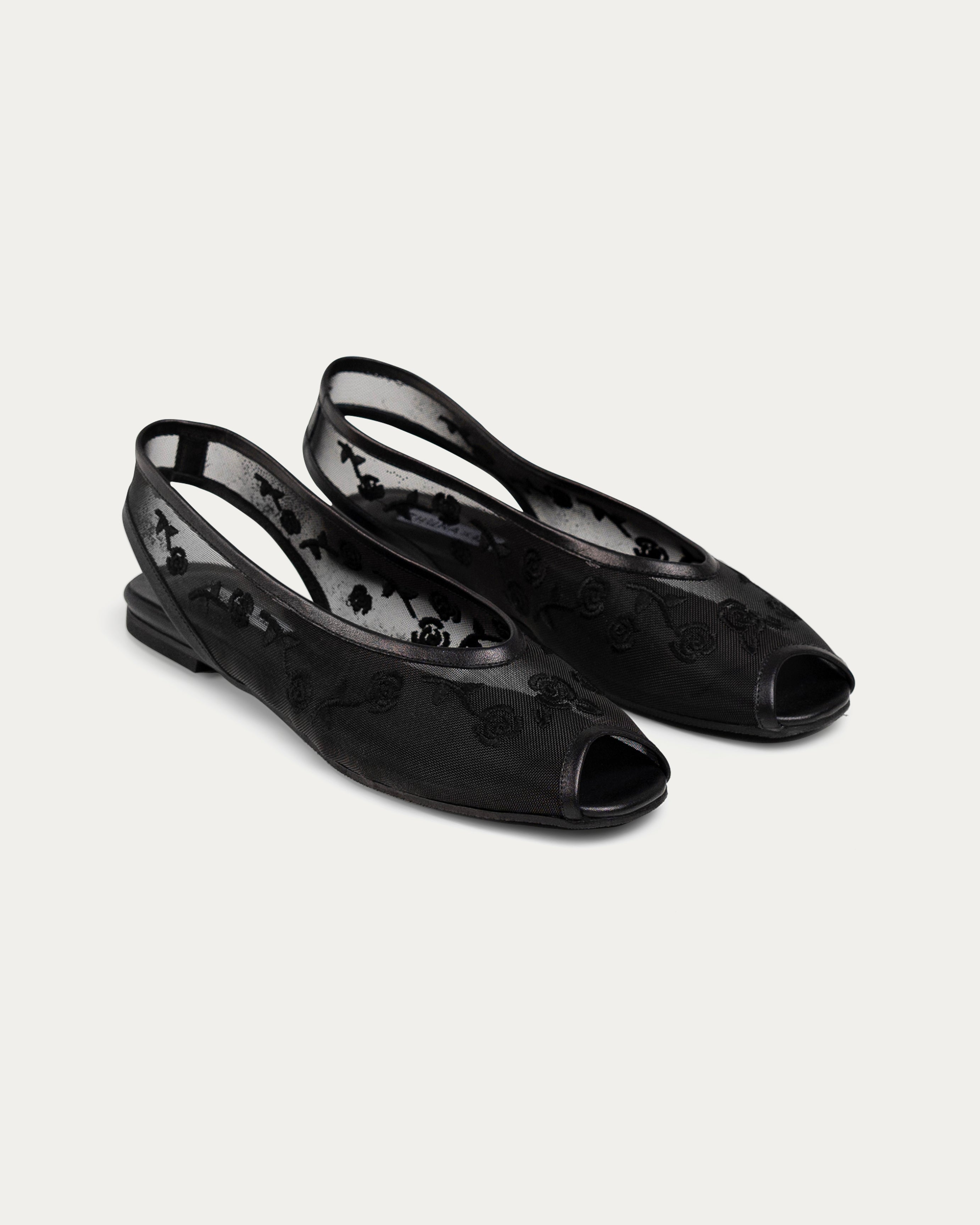 Mayan black sandal - Sandal - THUNA