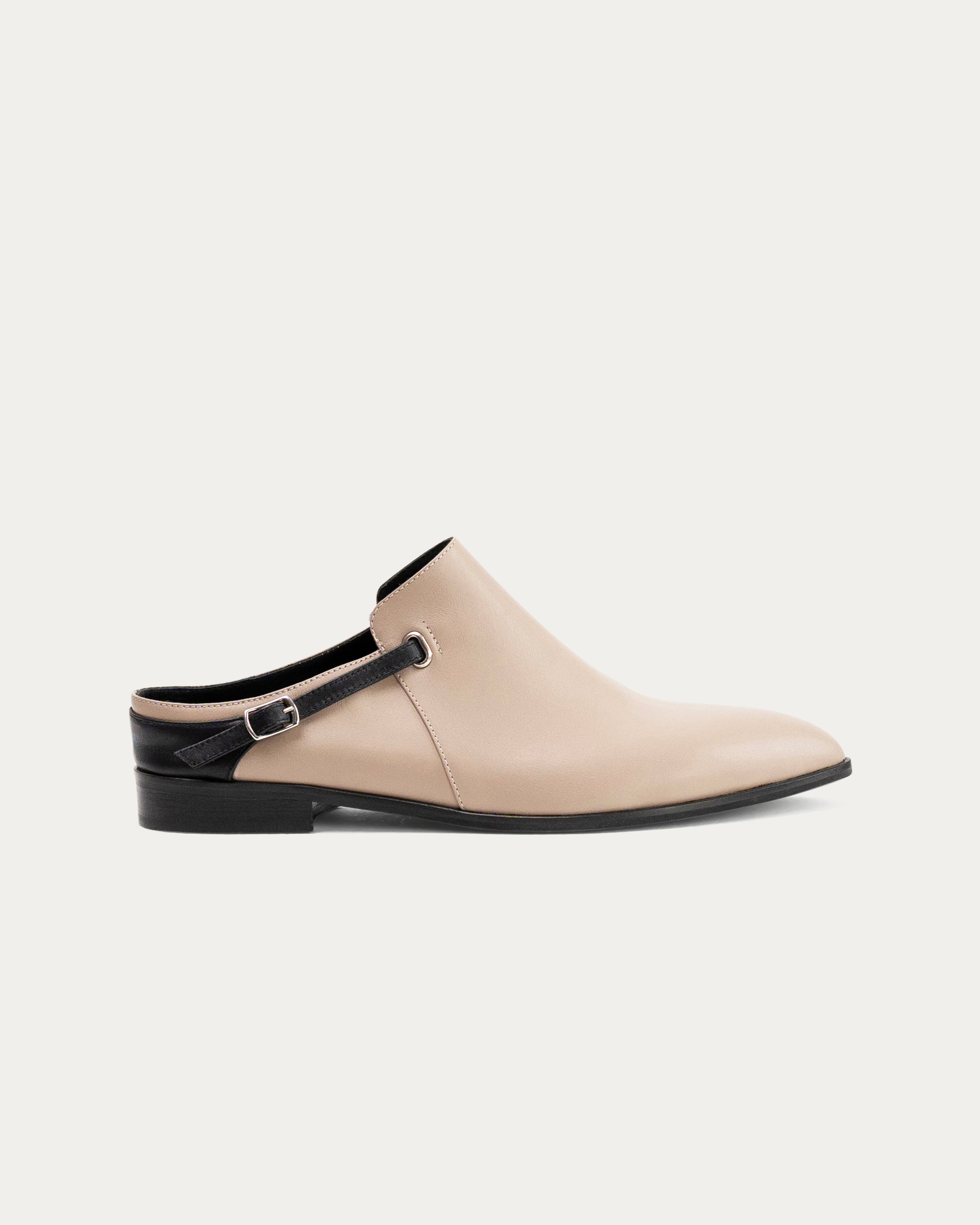 Mira beige mule