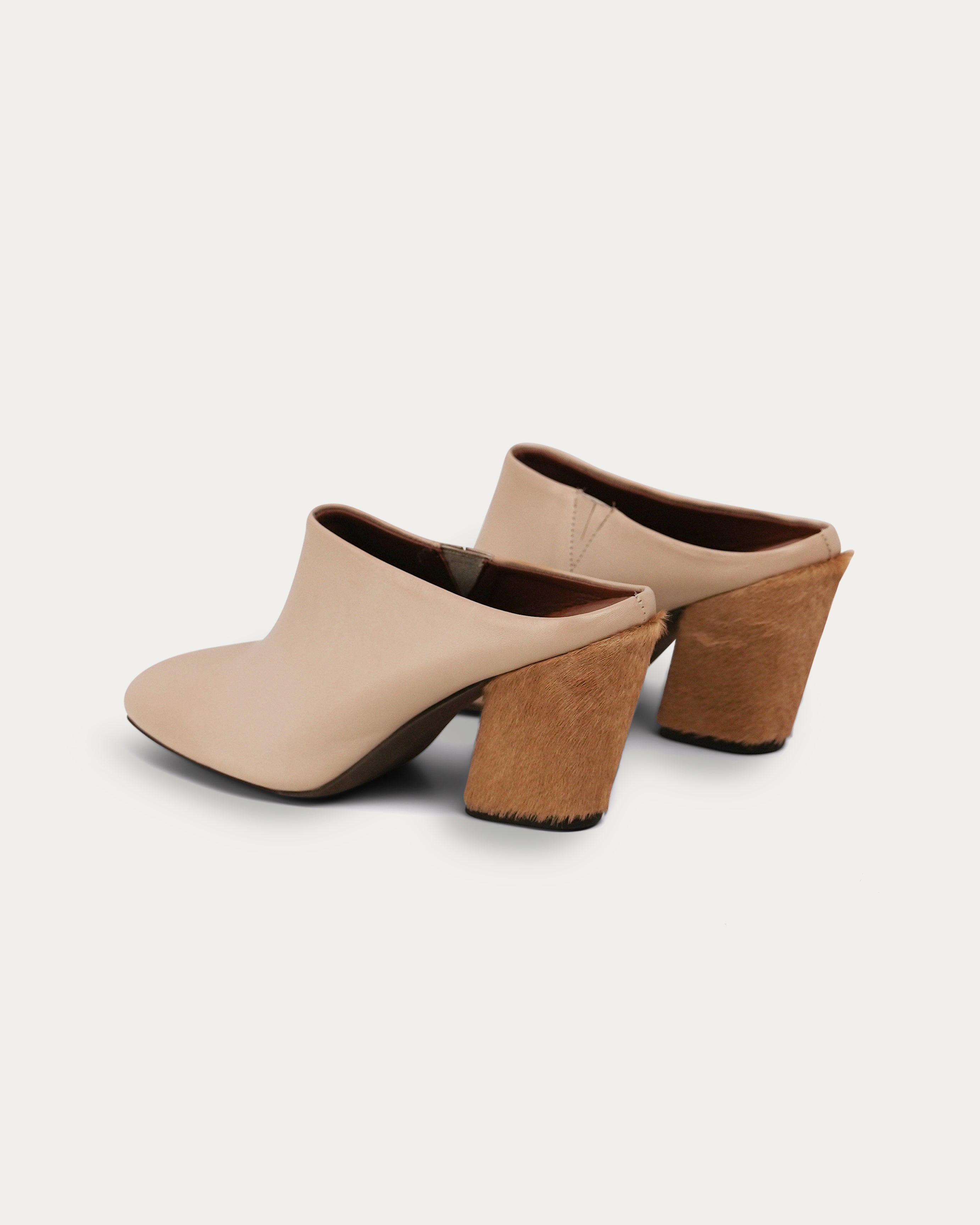 Nima cream heel - THUNA