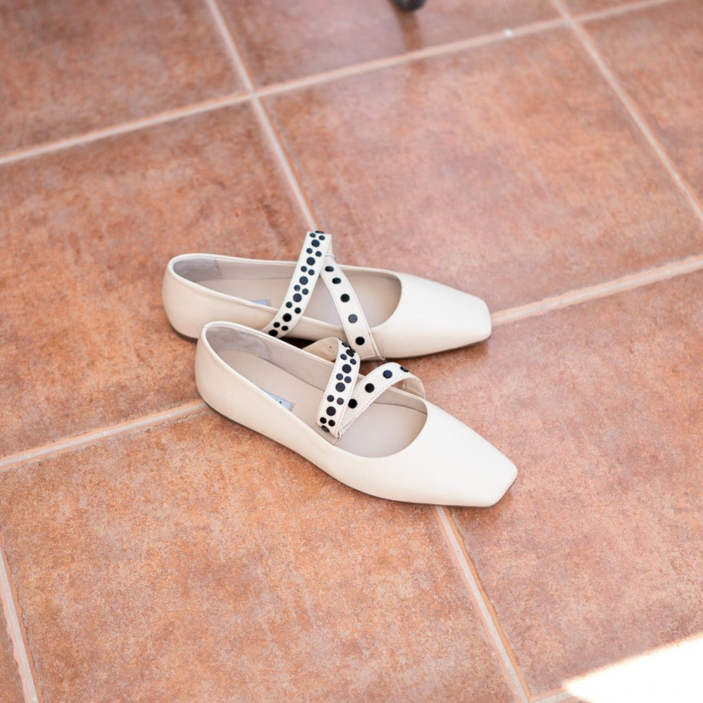 Nolia cream loafer - Summer nights collection -  kuwait- Ksa- shoes