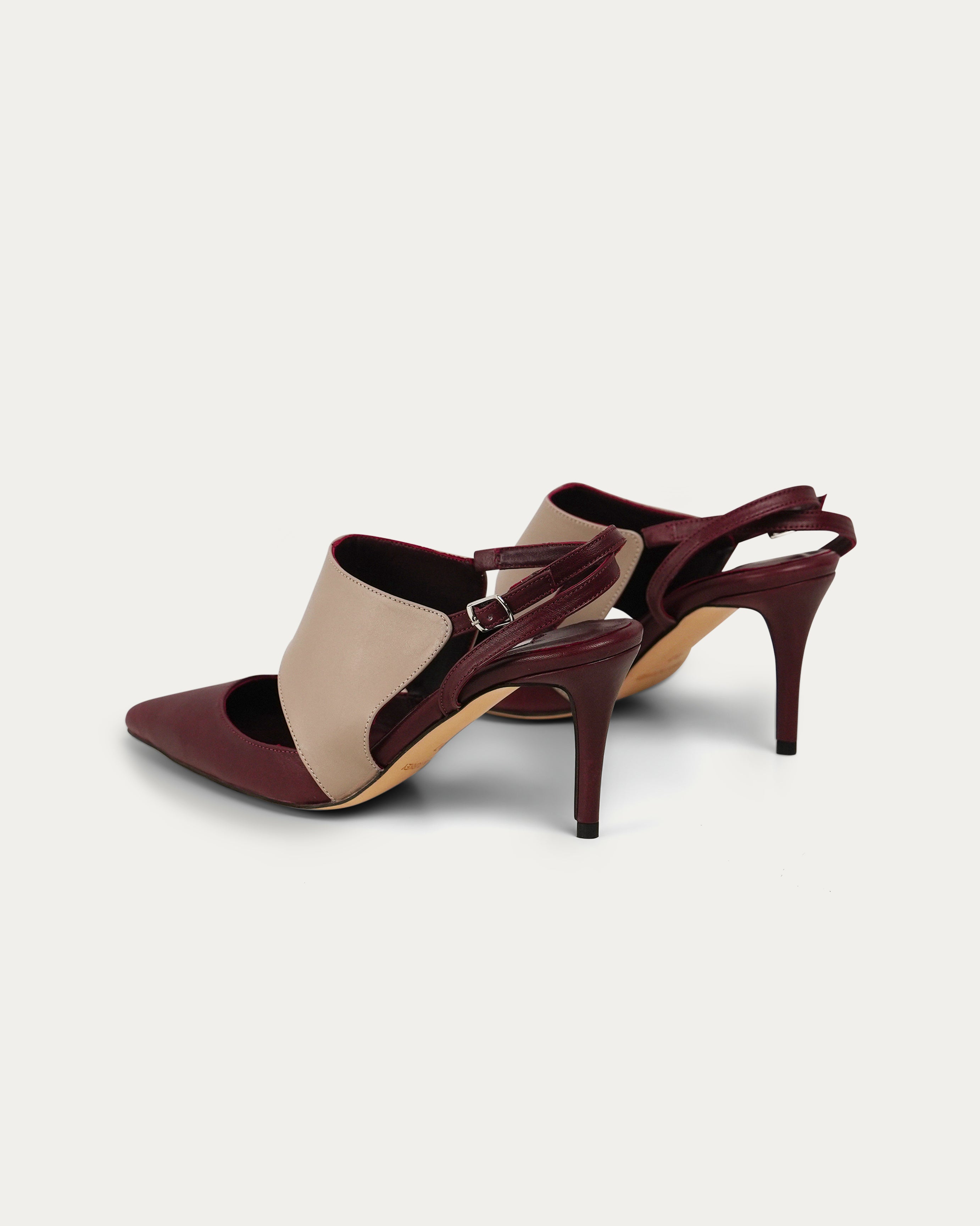 Norma bordeaux heel - THUNA