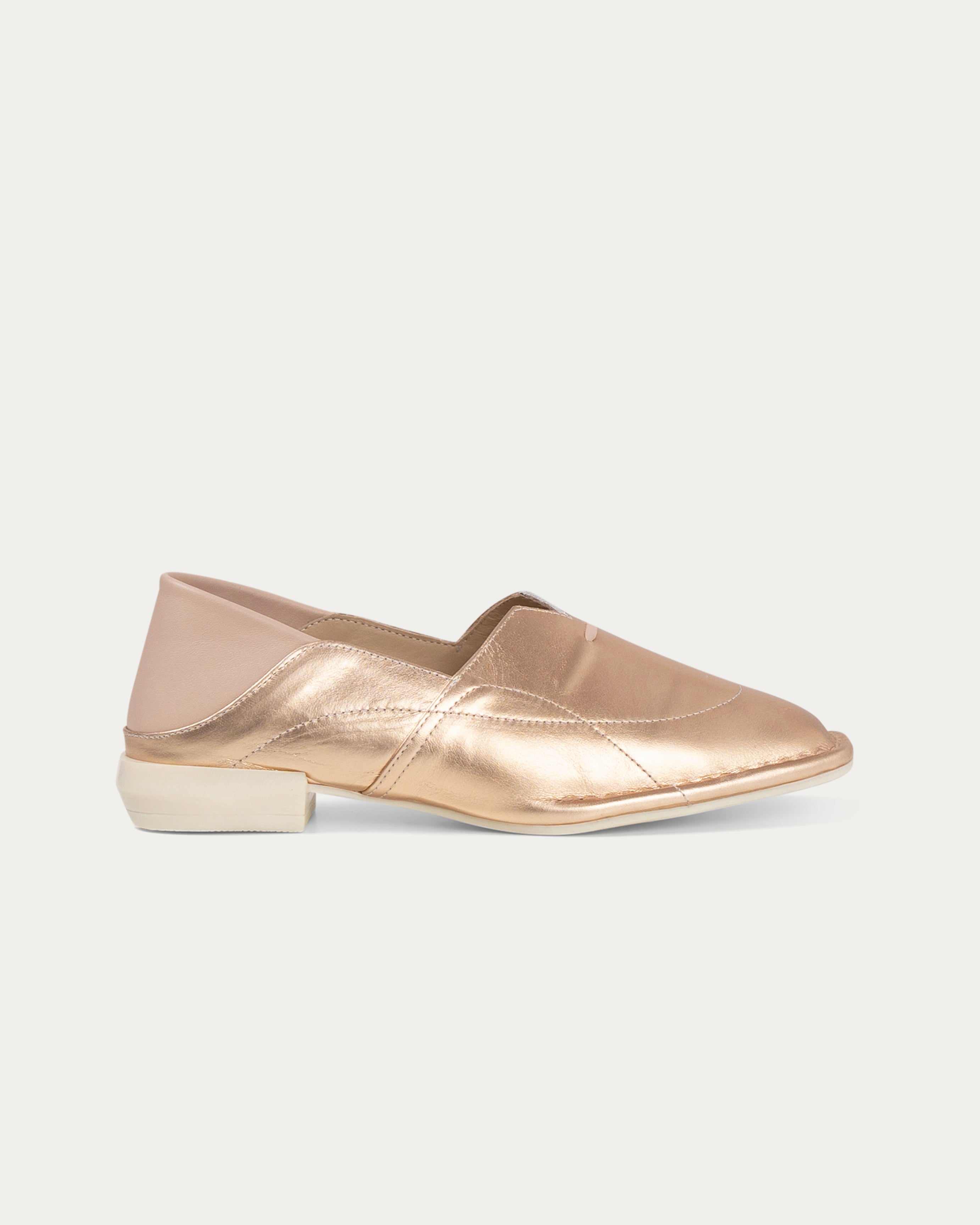 Rimal rose gold loafer