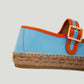 Runa blue espadrille