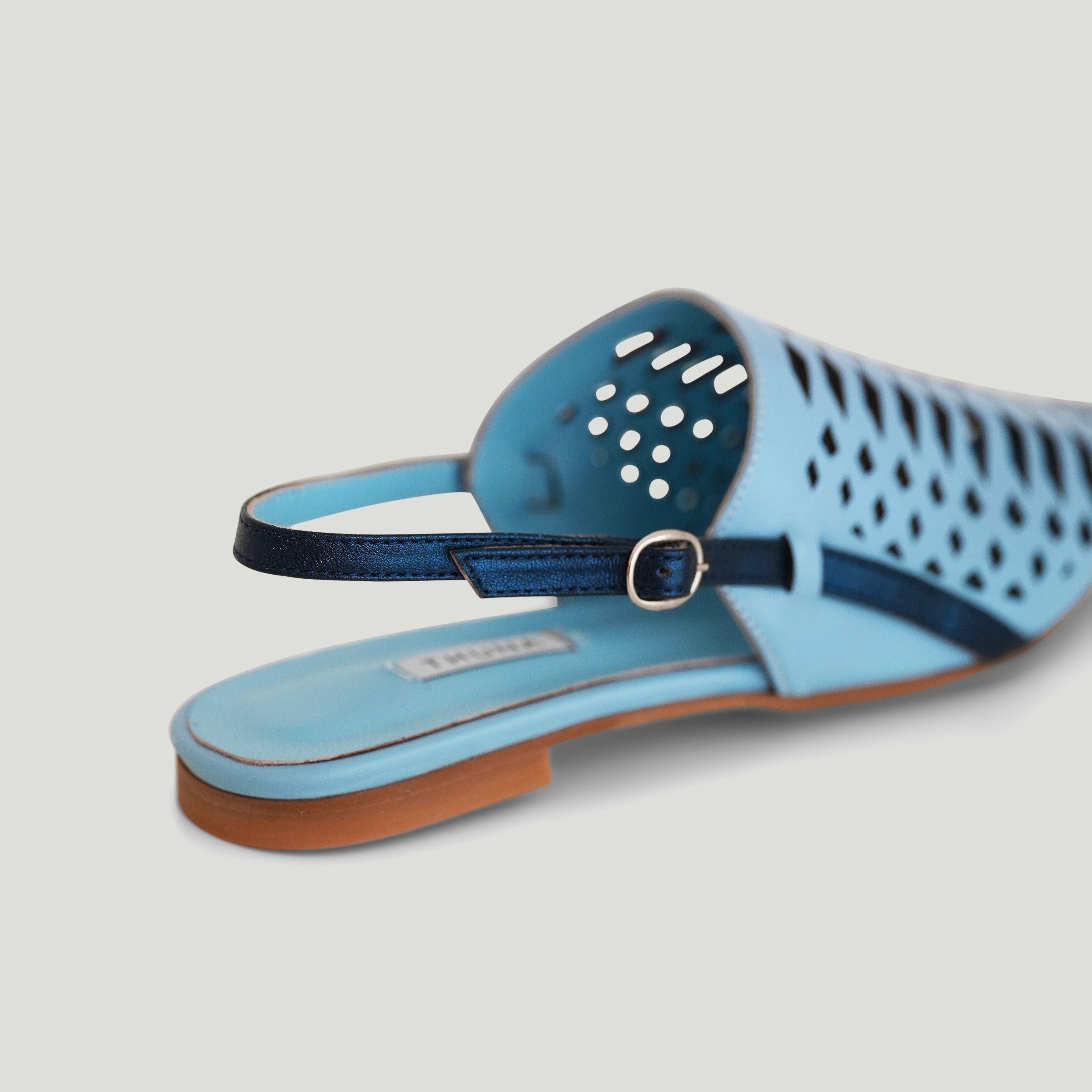 shadan - blue - sandal- ramadan collection- kuwait- ksa- shoes