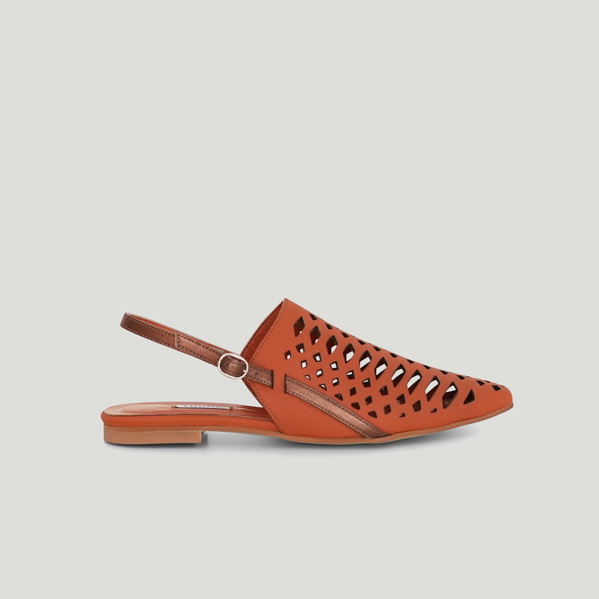 shadan - terracotta - sandal- ramadan collection- kuwait- ksa- shoes