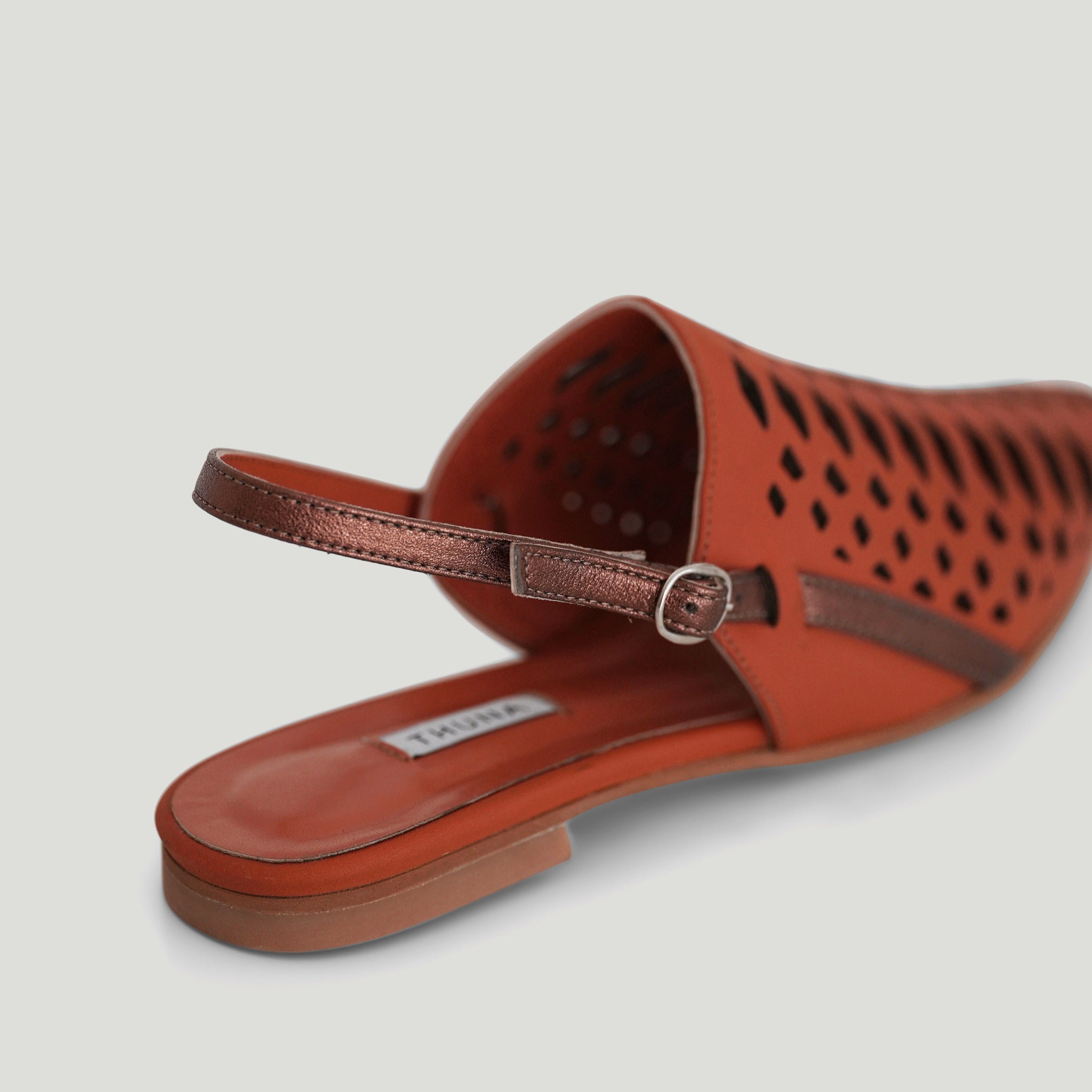 shadan - terracotta - sandal- ramadan collection- kuwait- ksa- shoes