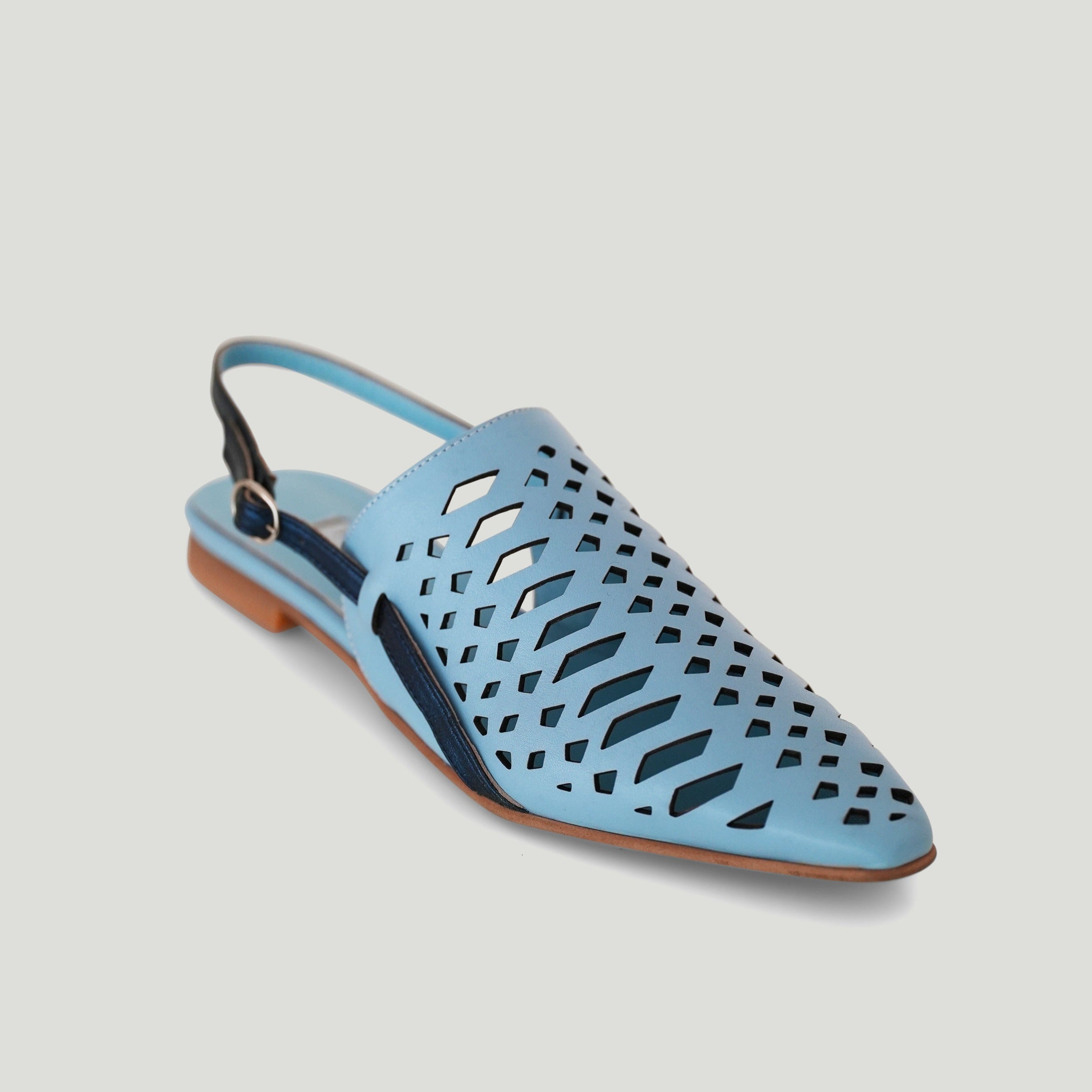 shadan - blue - sandal- ramadan collection- kuwait- ksa- shoes